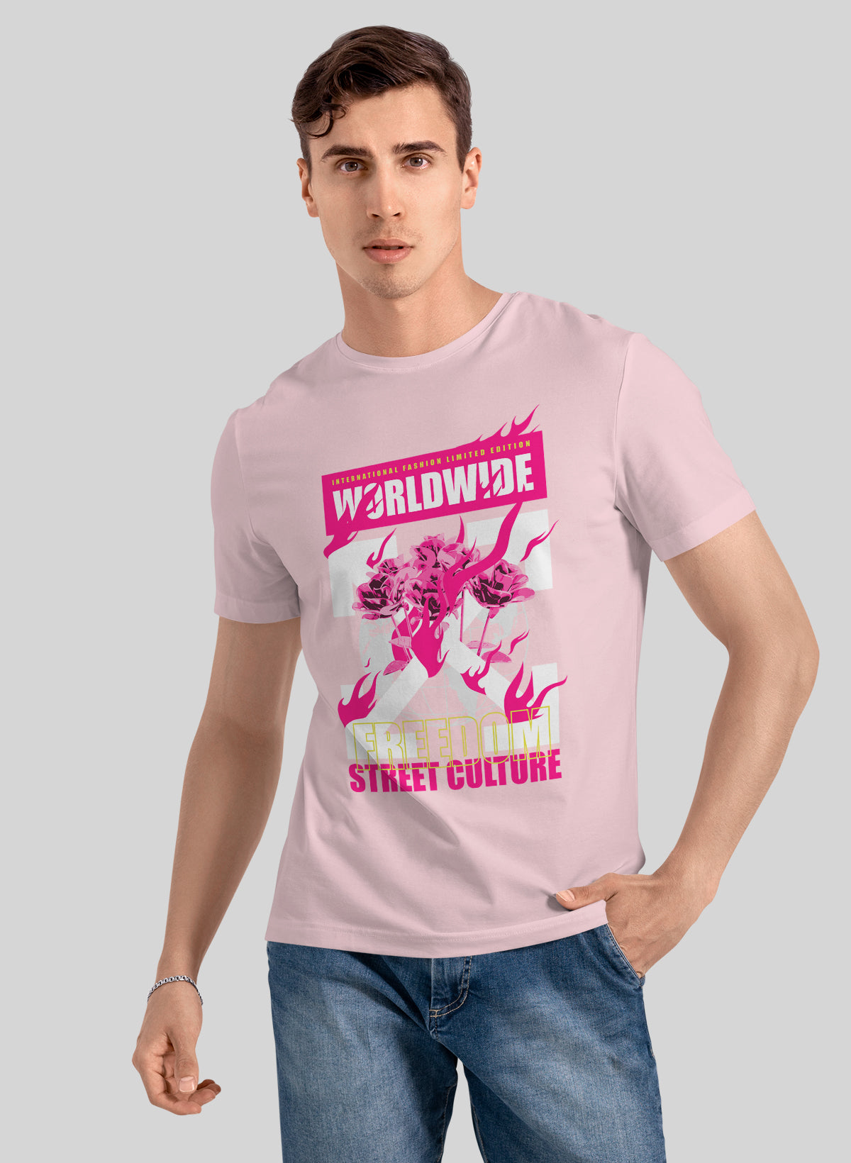 WORLDWIDE FREEDOM CREW NECK T-SHIRT