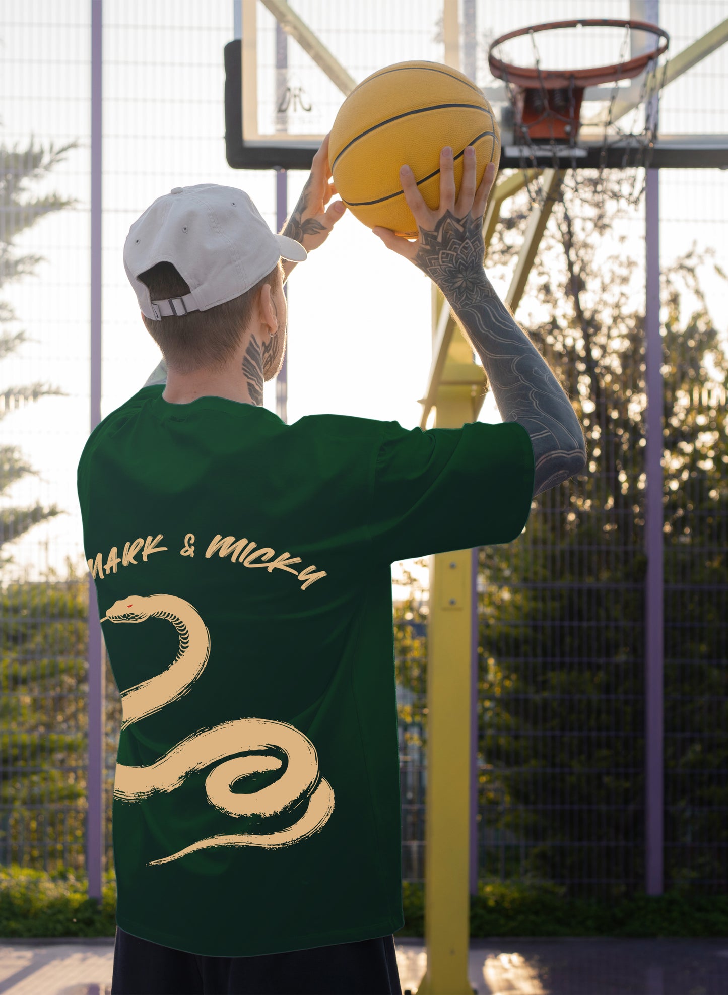 SERPENT STRIKE COTTON OVERSIZED T-SHIRT
