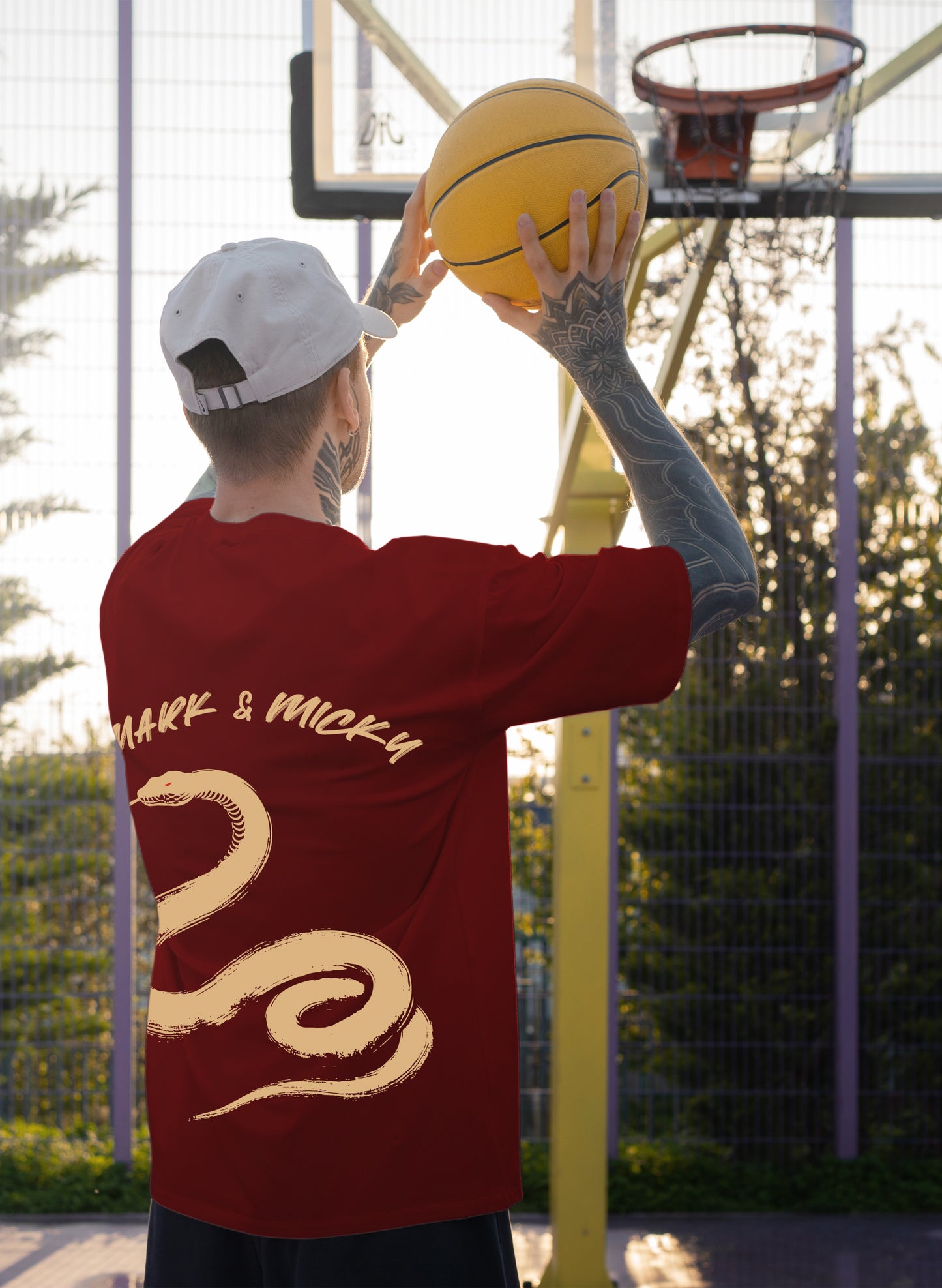 SERPENT STRIKE COTTON OVERSIZED T-SHIRT