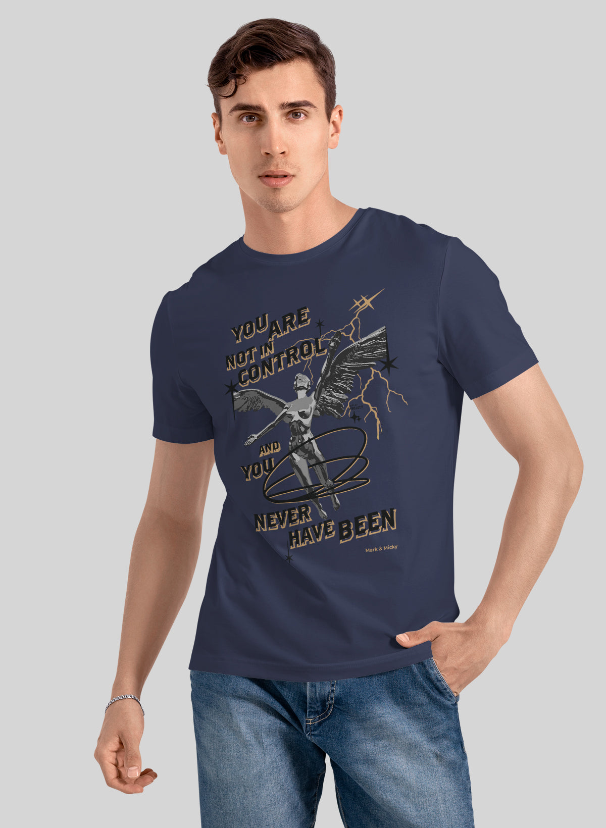 OUT OF CONTROL CREW NECK T-SHIRT