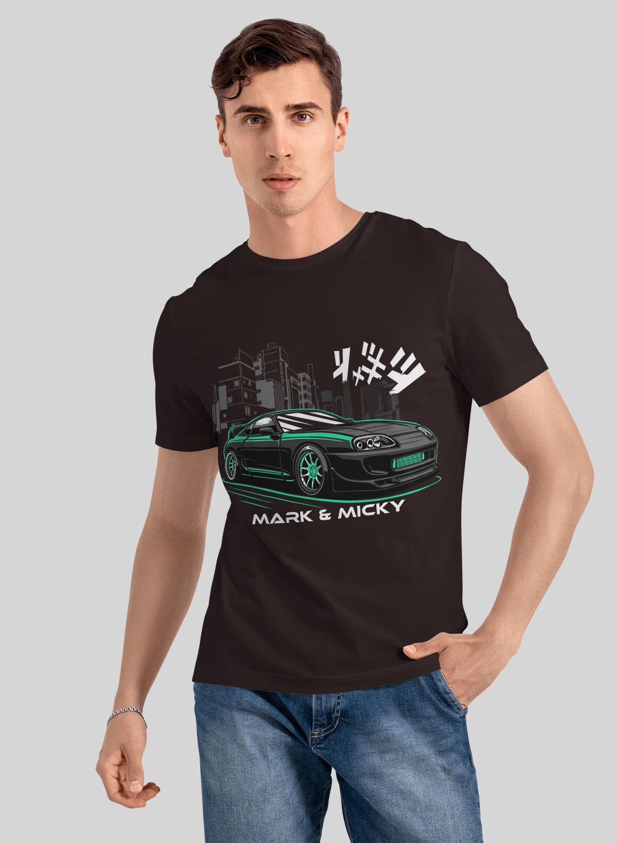 NEON NIGHTRIDER CREW NECK T-SHIRT