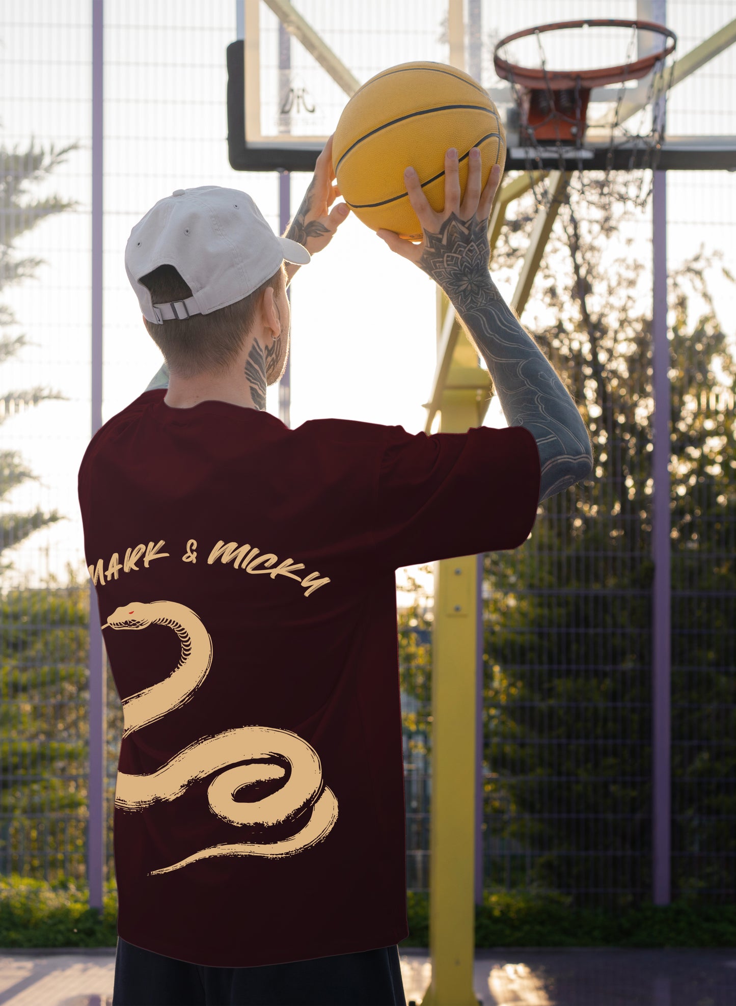 SERPENT STRIKE COTTON OVERSIZED T-SHIRT