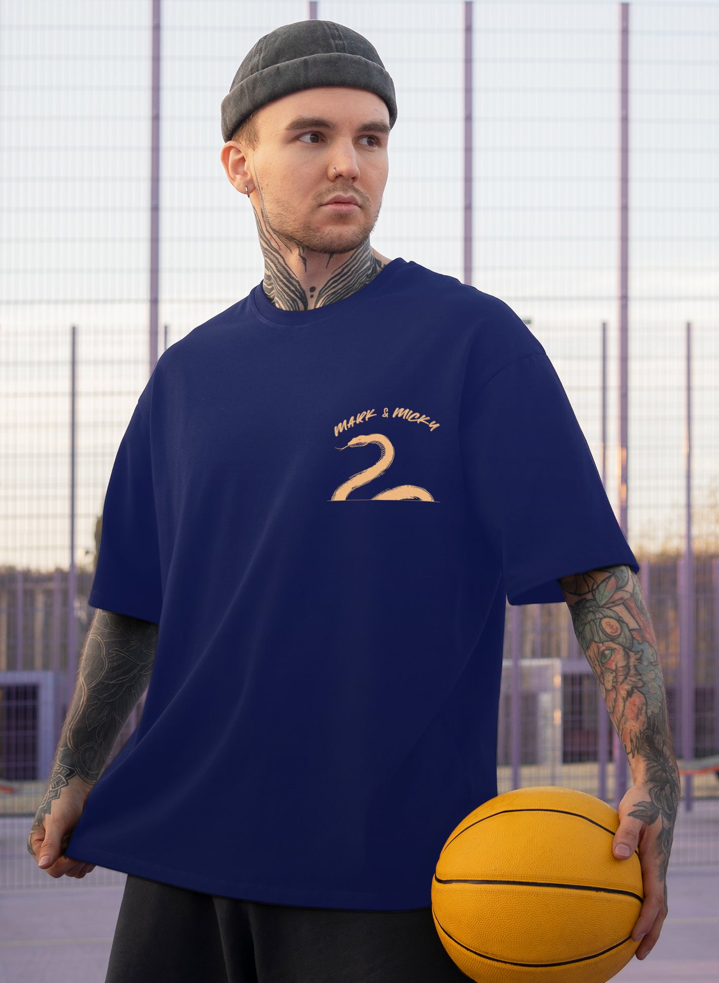 SERPENT STRIKE COTTON OVERSIZED T-SHIRT