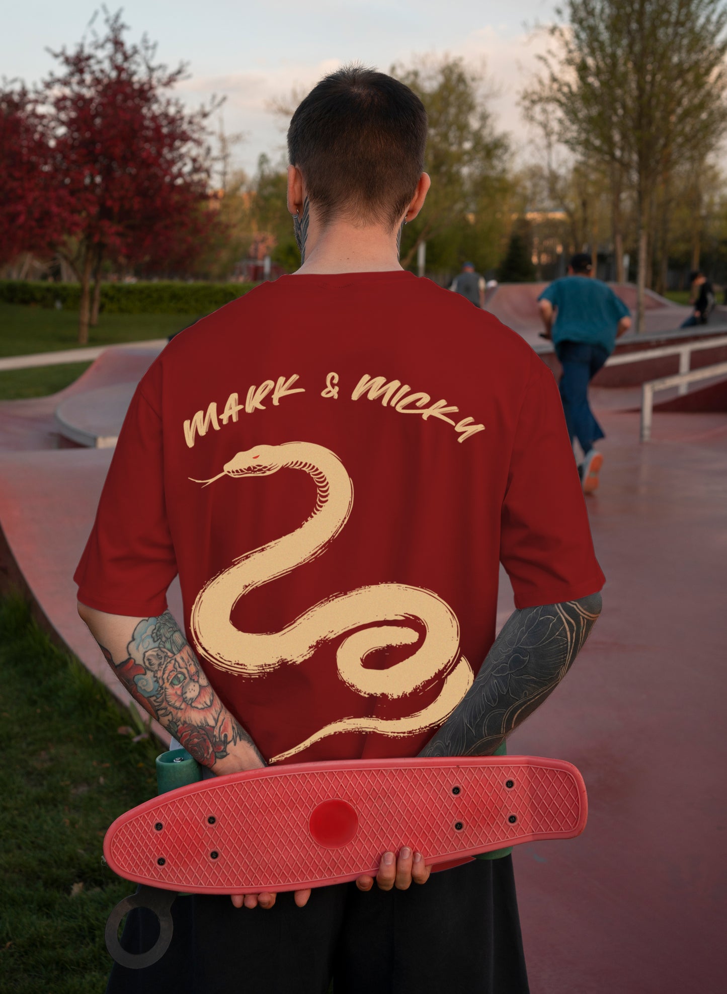 SERPENT STRIKE COTTON OVERSIZED T-SHIRT