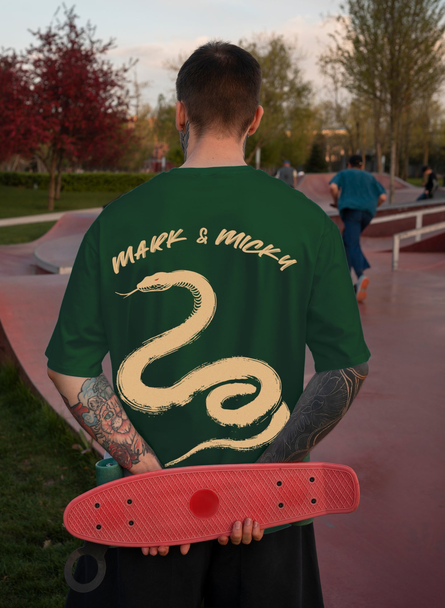 SERPENT STRIKE COTTON OVERSIZED T-SHIRT