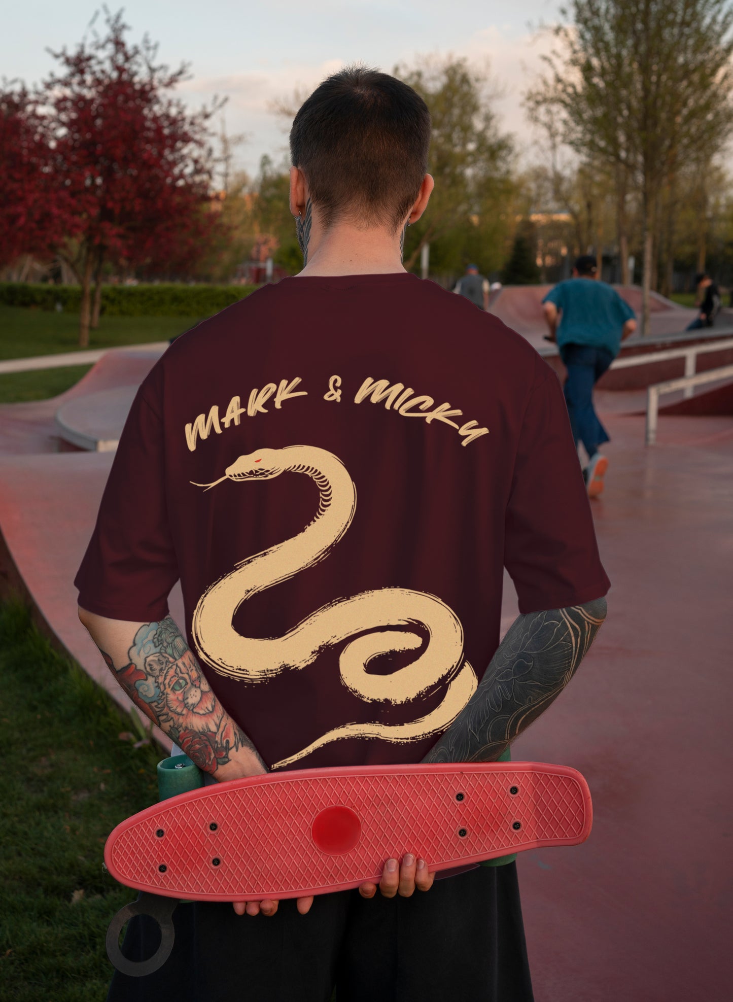 SERPENT STRIKE COTTON OVERSIZED T-SHIRT