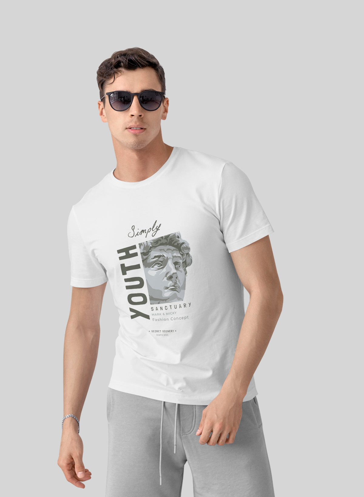 SIMPLY YOUTH CREW NECK T-SHIRT