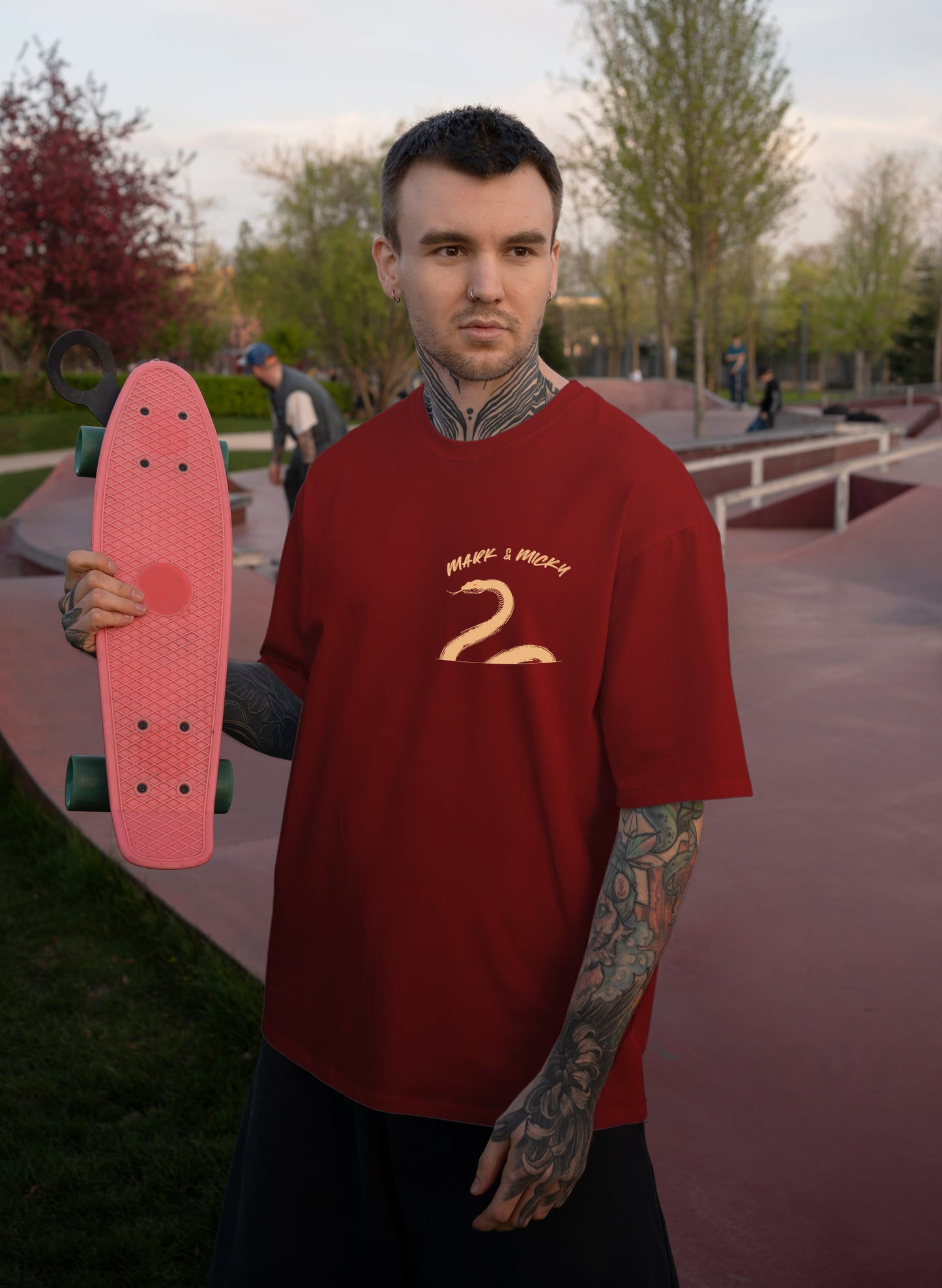 SERPENT STRIKE COTTON OVERSIZED T-SHIRT