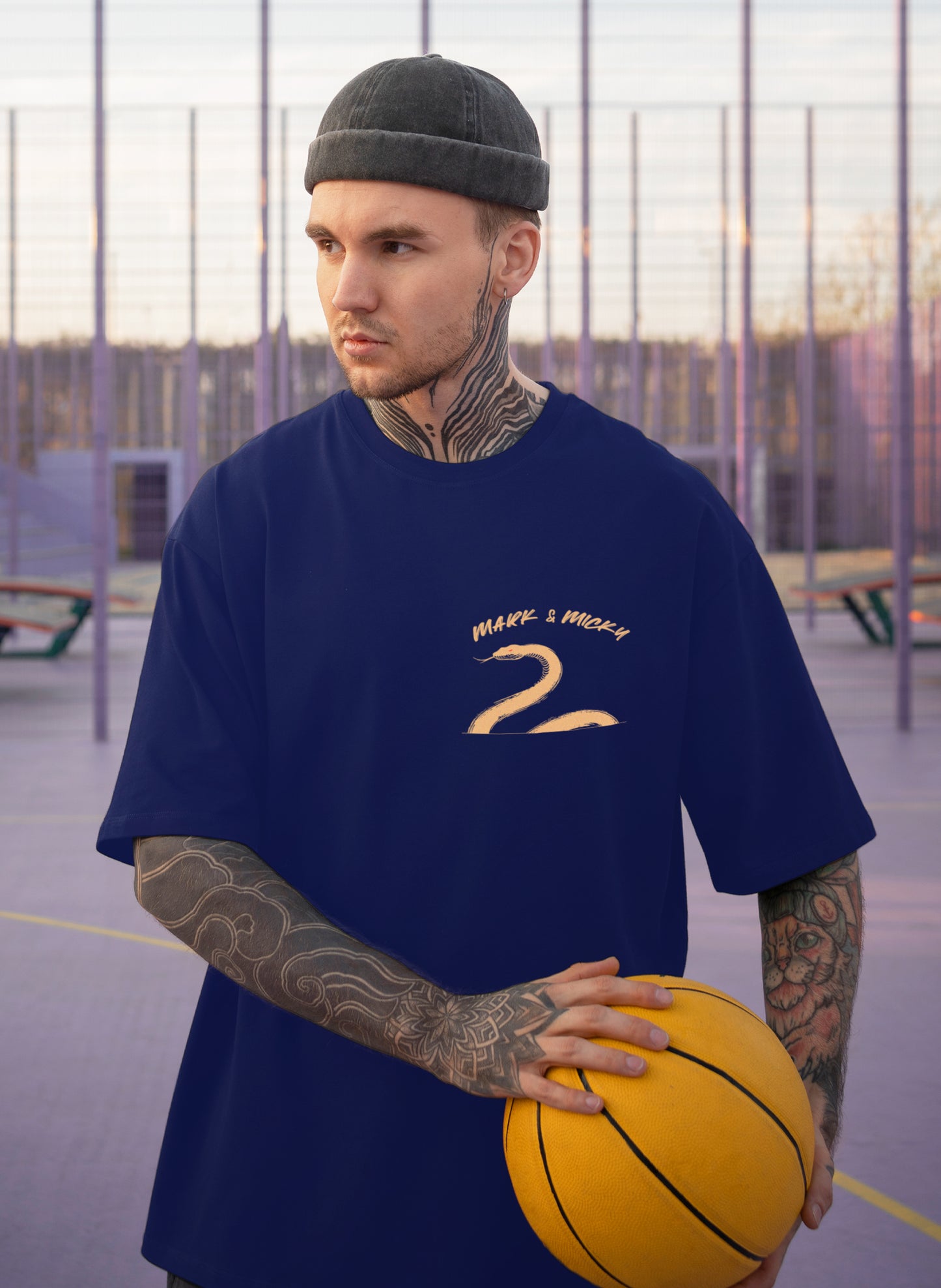 SERPENT STRIKE COTTON OVERSIZED T-SHIRT