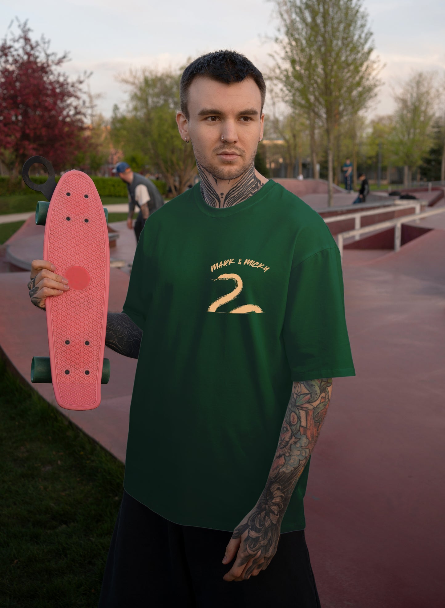 SERPENT STRIKE COTTON OVERSIZED T-SHIRT