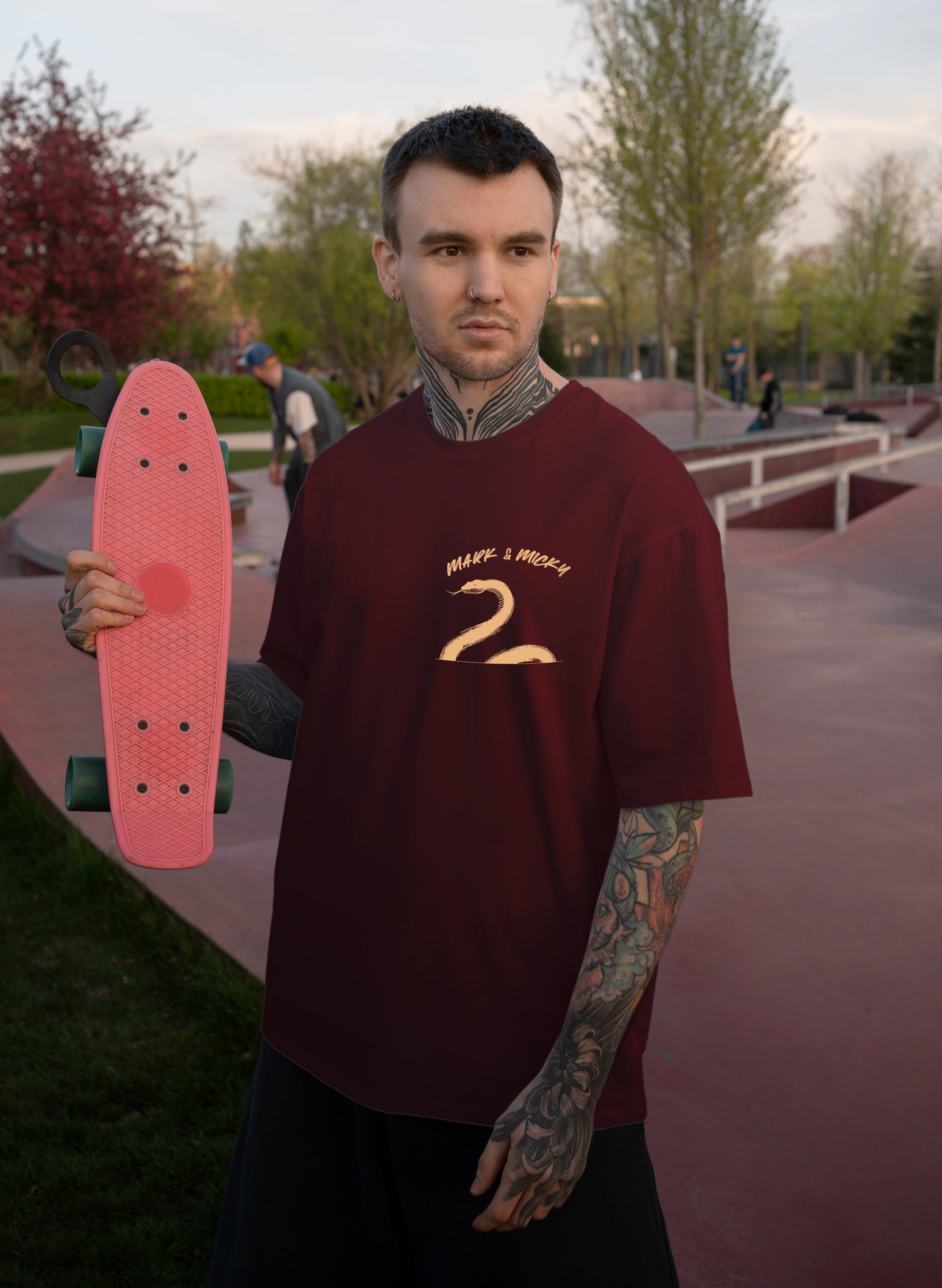 SERPENT STRIKE COTTON OVERSIZED T-SHIRT