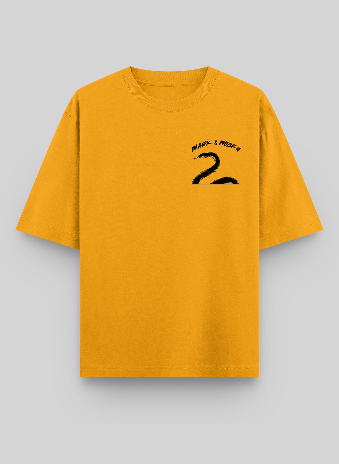SLITHER SCRIPT COTTON OVERSIZED T-SHIRT