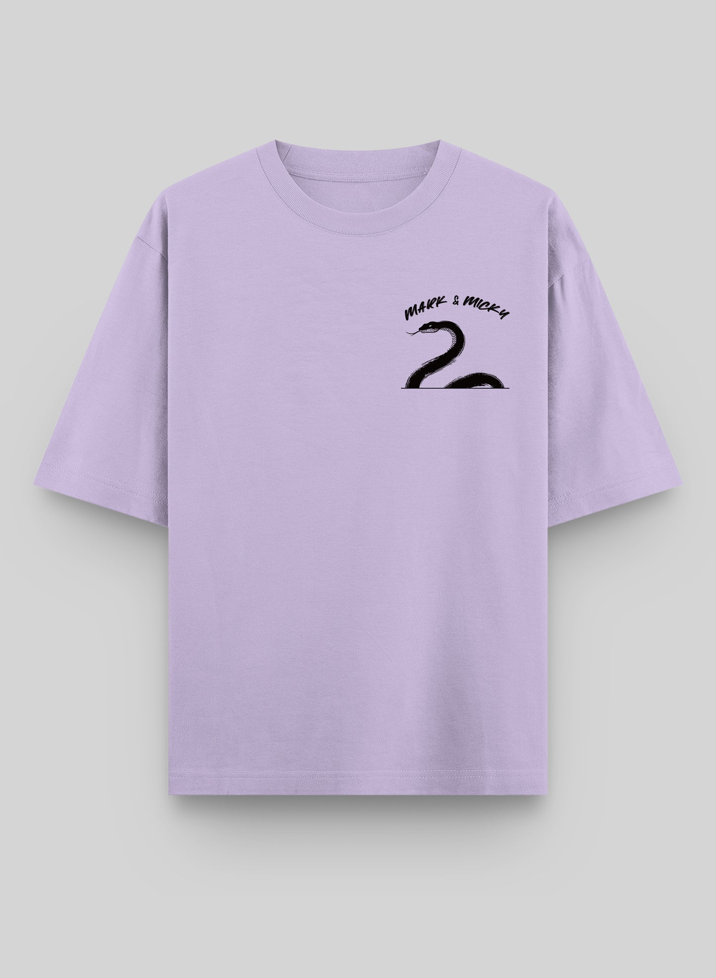 SLITHER SCRIPT COTTON OVERSIZED T-SHIRT