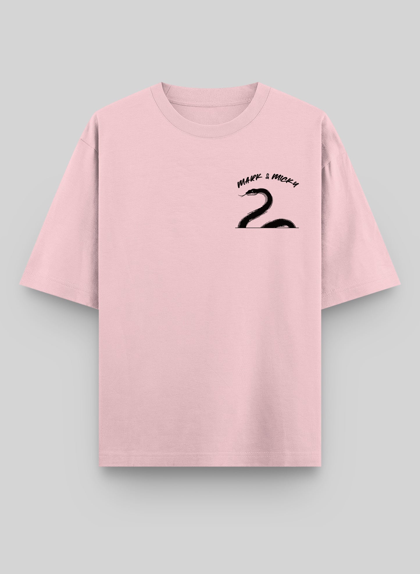 SLITHER SCRIPT COTTON OVERSIZED T-SHIRT