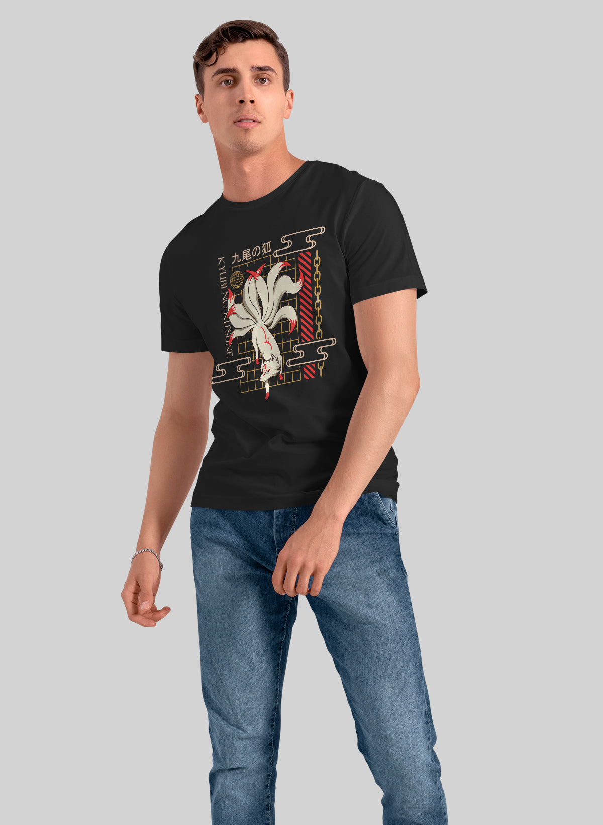 KYUBI SPIRIT CREW NECK T-SHIRT