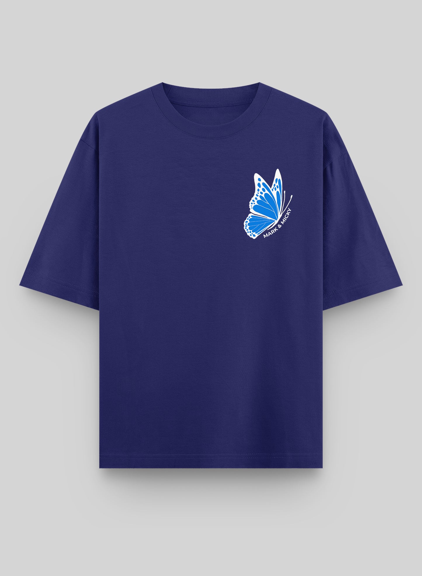 BUTTERFLY STATEMENT COTTON OVERSIZED T-SHIRT