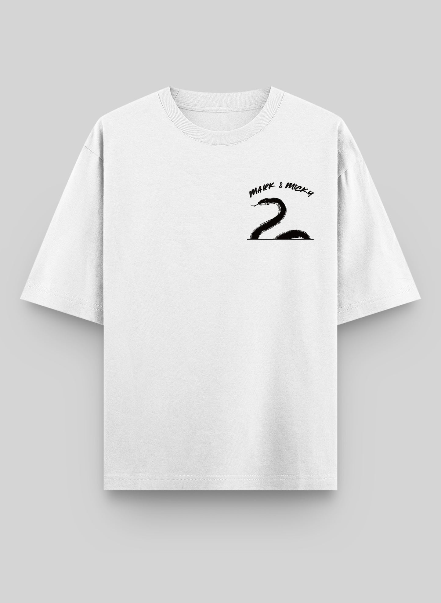 SLITHER SCRIPT COTTON OVERSIZED T-SHIRT