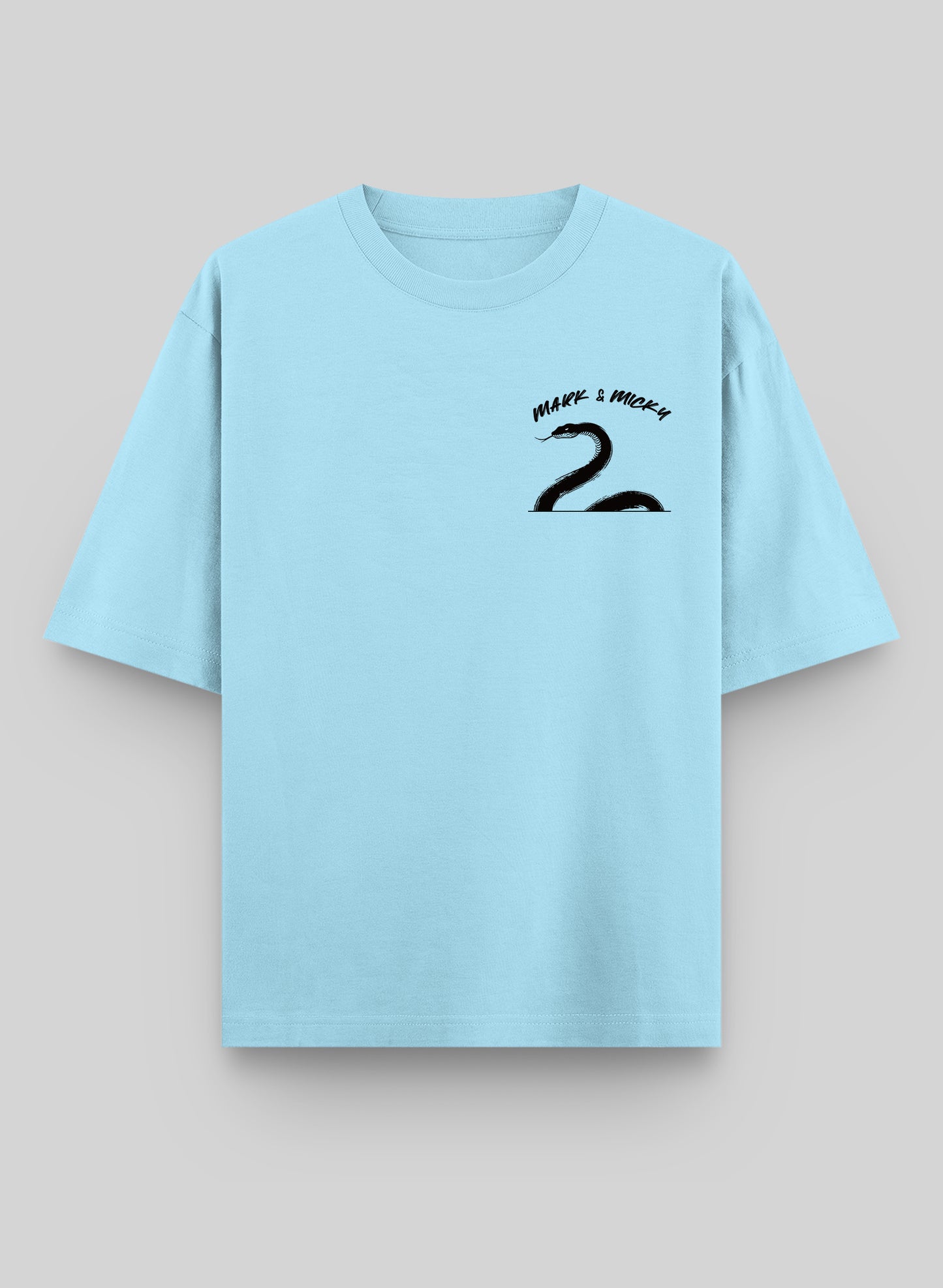 SLITHER SCRIPT COTTON OVERSIZED T-SHIRT