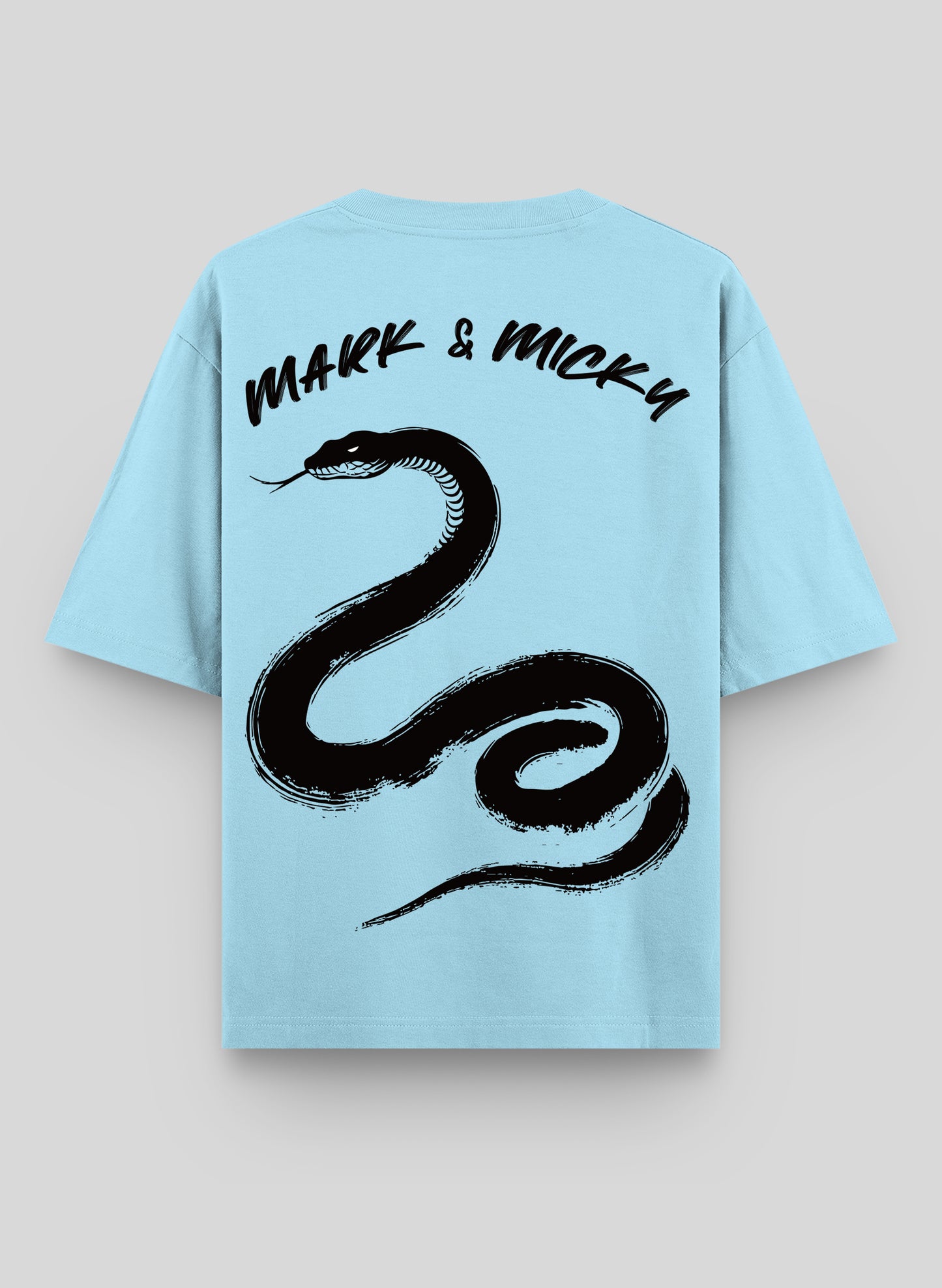 SLITHER SCRIPT COTTON OVERSIZED T-SHIRT