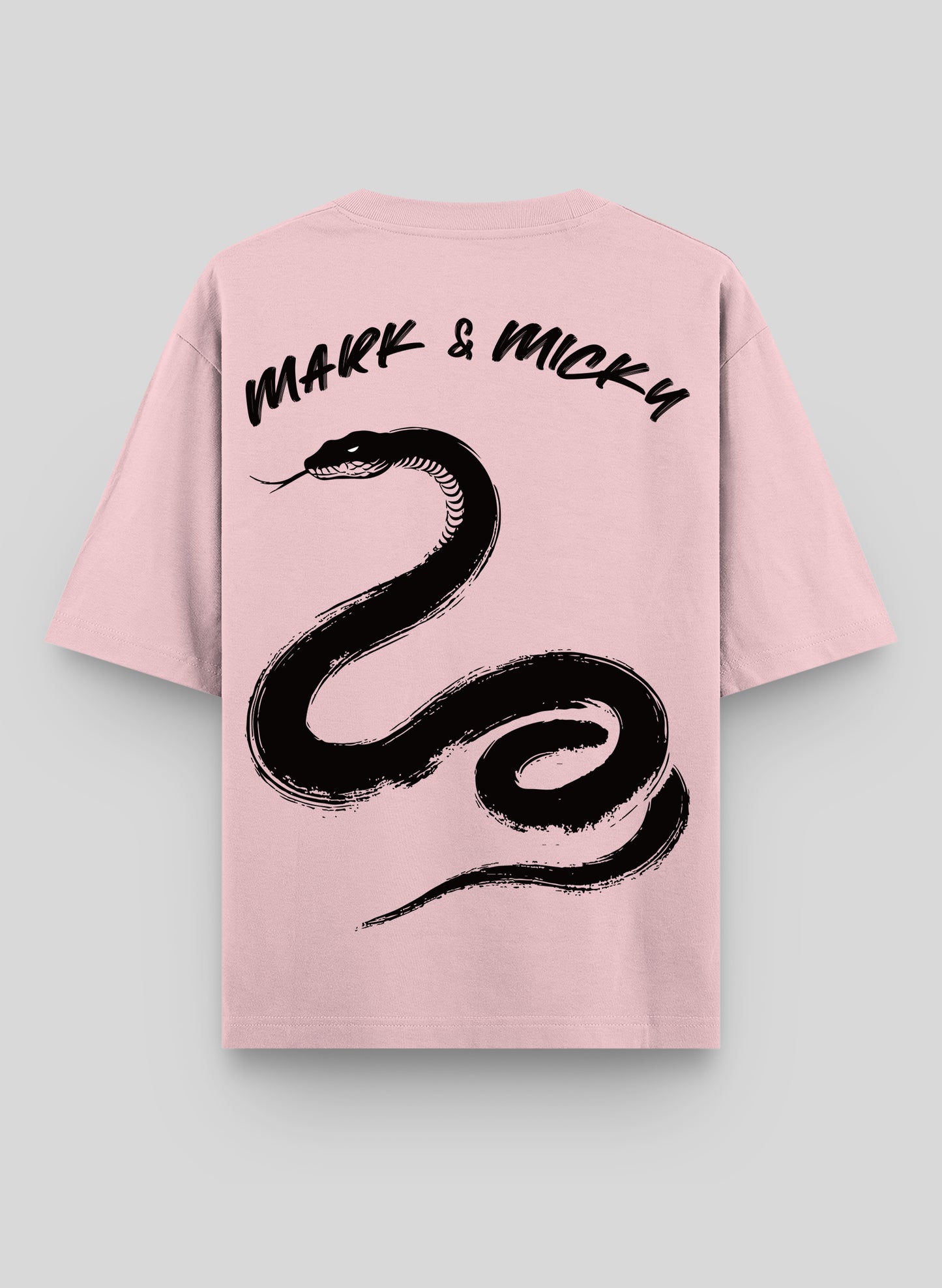 SLITHER SCRIPT COTTON OVERSIZED T-SHIRT