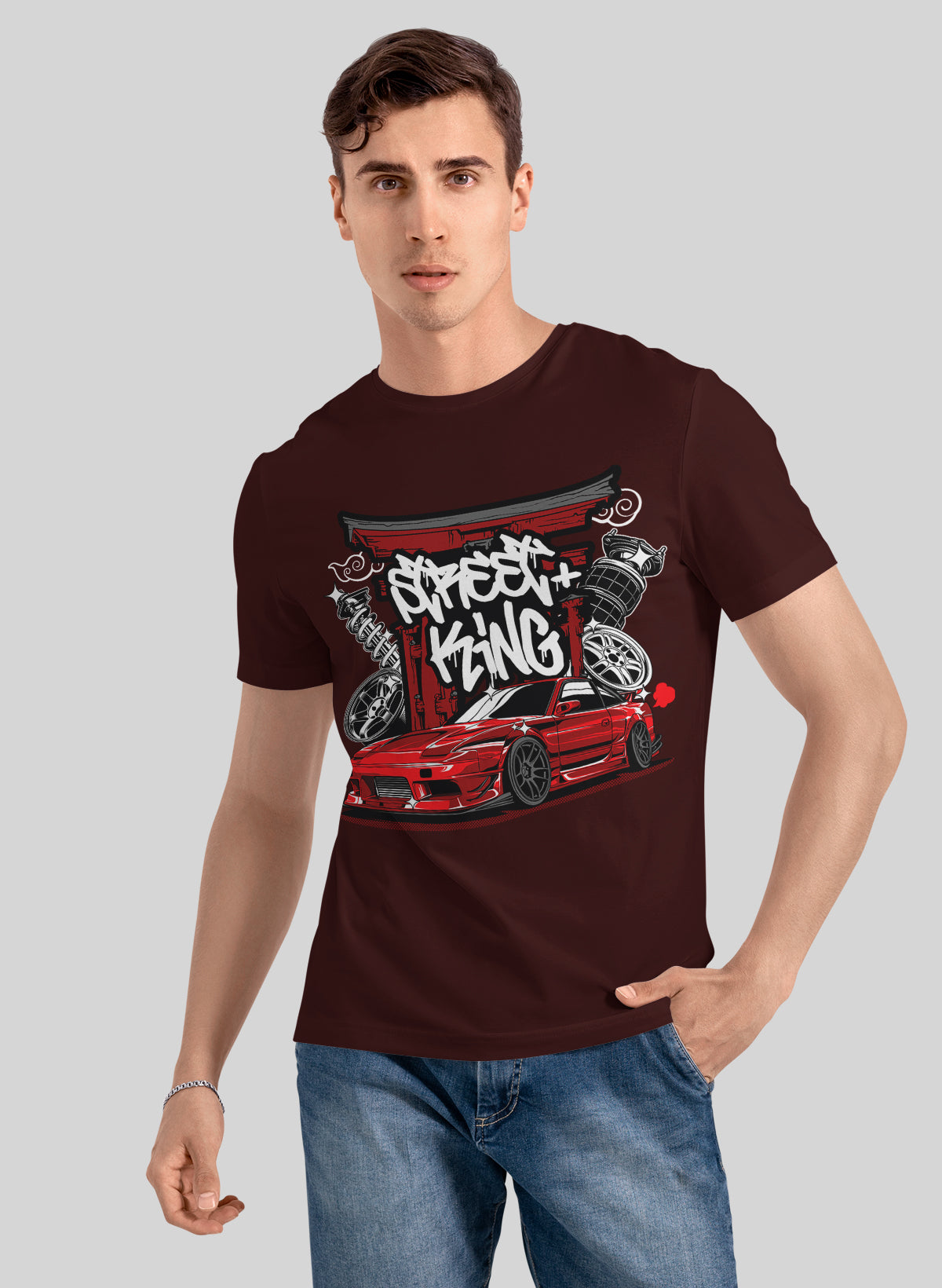 STREET KING THE ART OF SPEED CREW NECK T-SHIRT