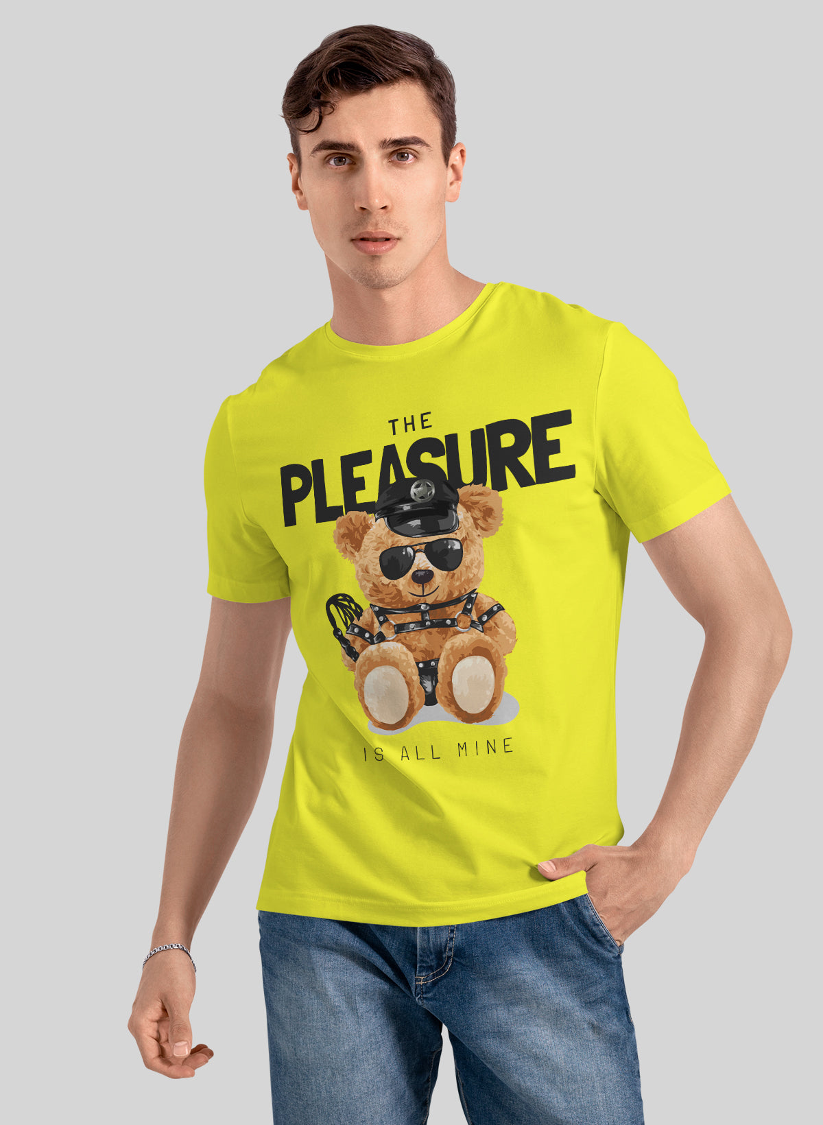 THE PLEASURE IS ALL MINE CREW NECK T-SHIRT