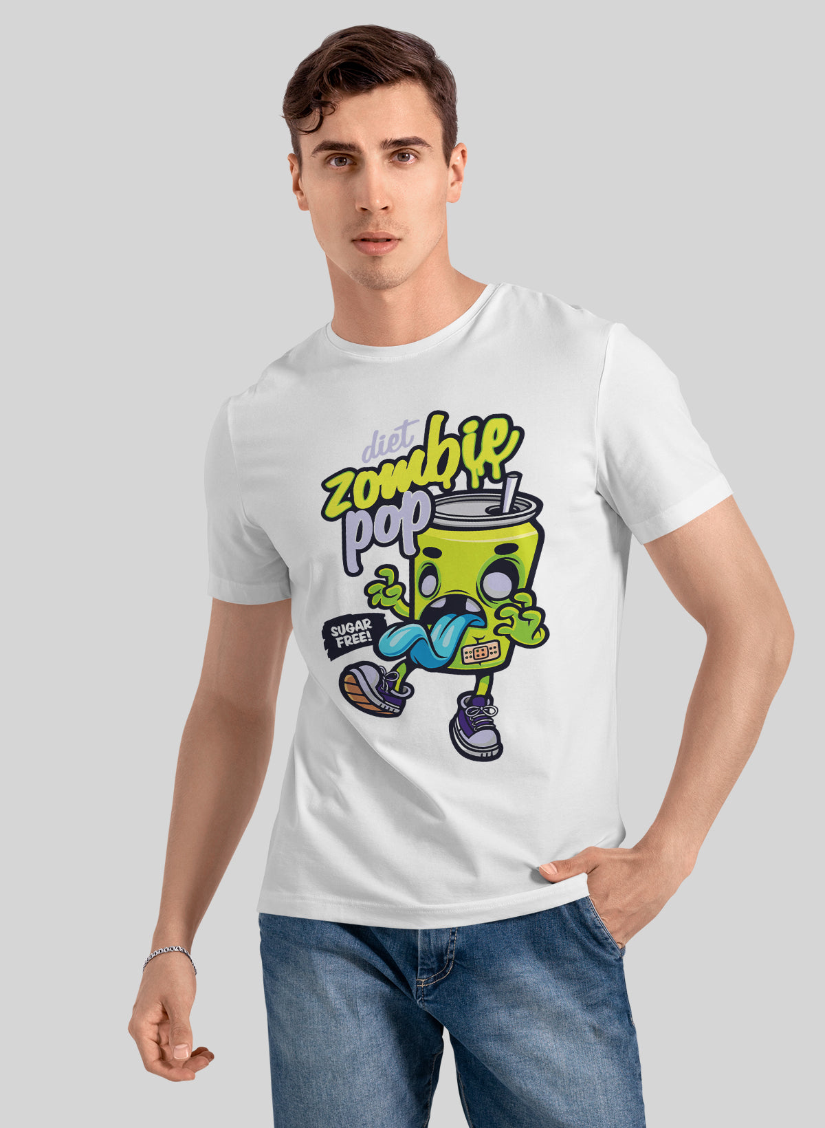 DIET ZOMBIE POP CREW NECK T-SHIRT