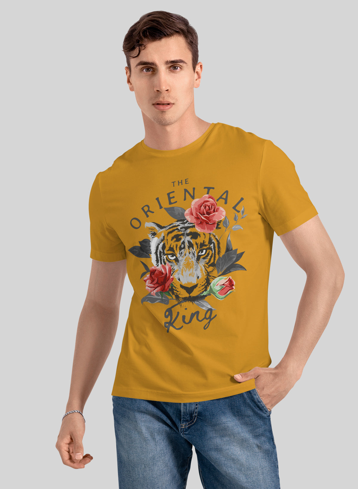 THE ORIENTAL KING CREW NECK T-SHIRT