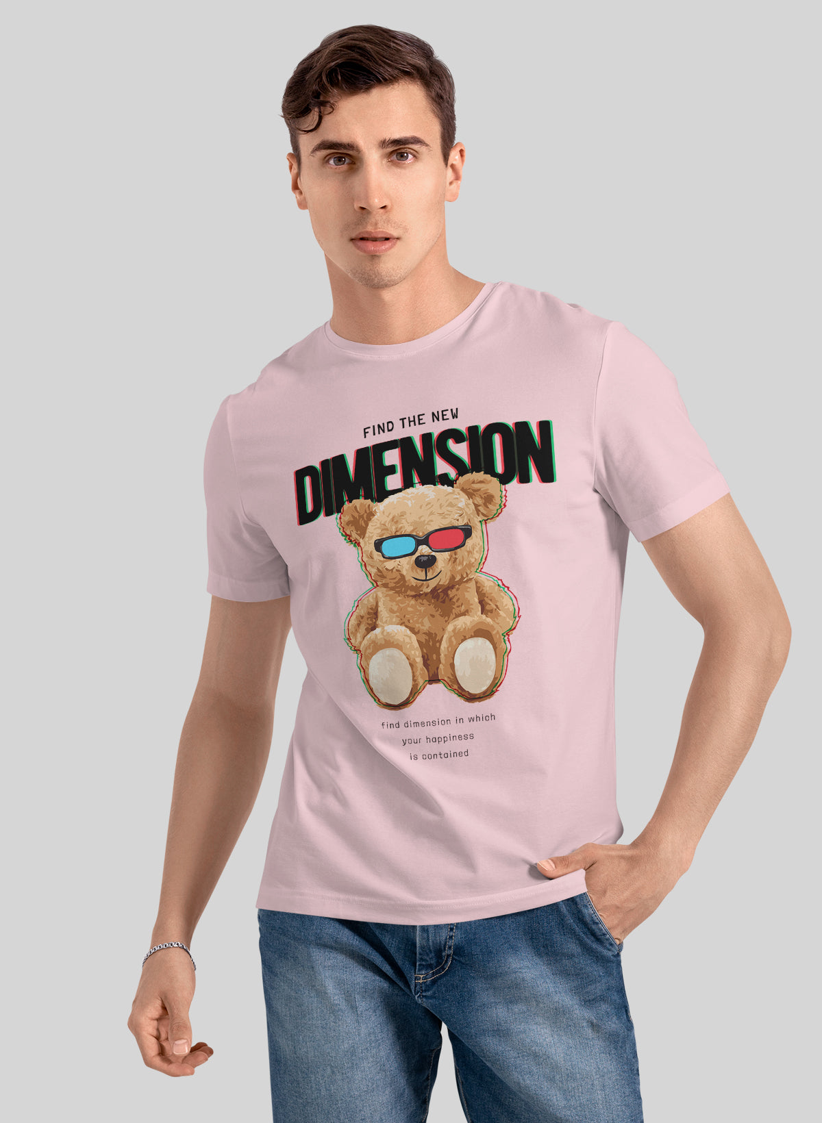 TEDDY FIND THE NEW DIMENSION CREW NECK T-SHIRT