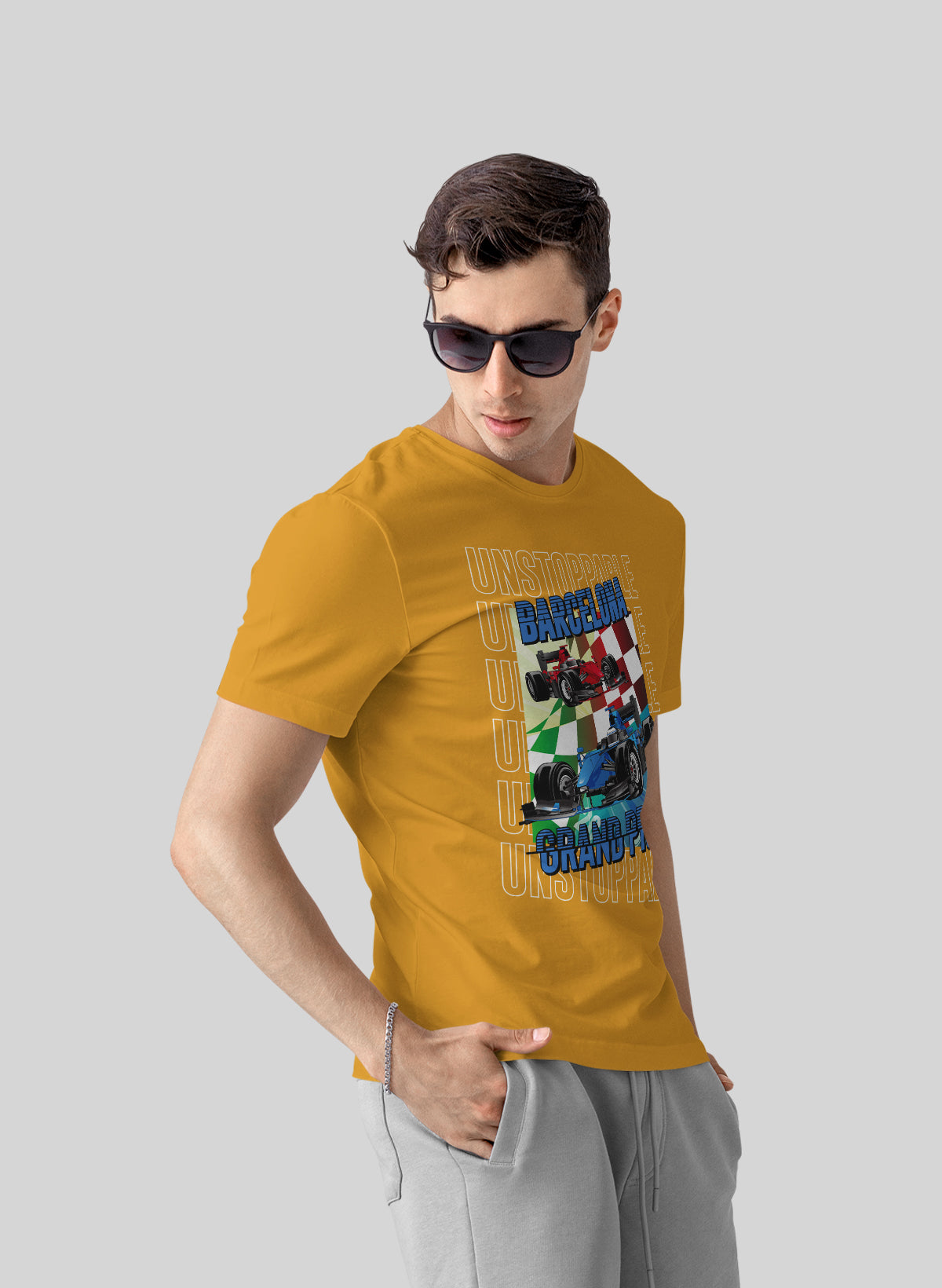 BARCELONA GRAND PRIX CREW NECK T-SHIRT