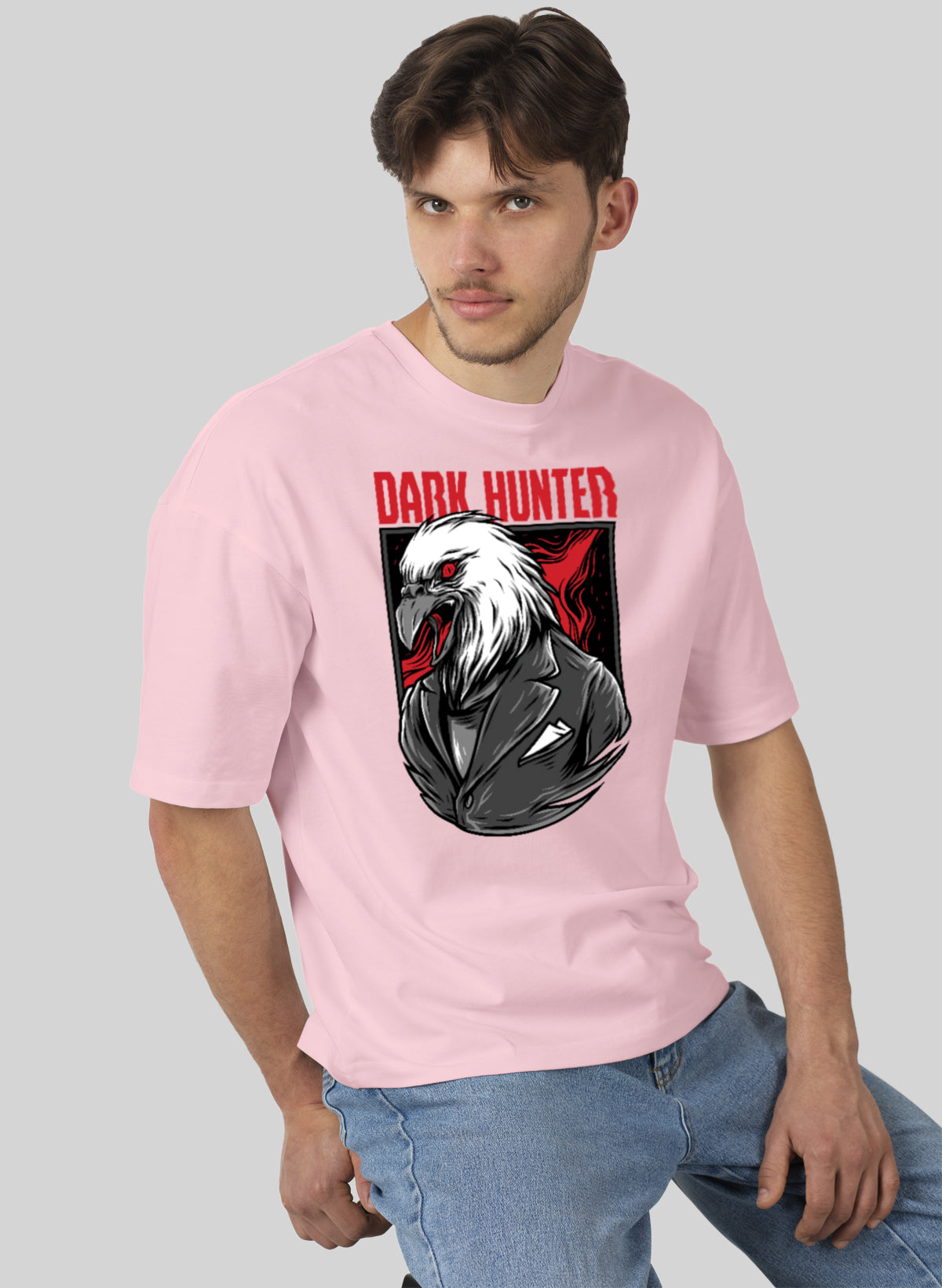 DARK HUNTER COTTON OVERSIZED T-SHIRT