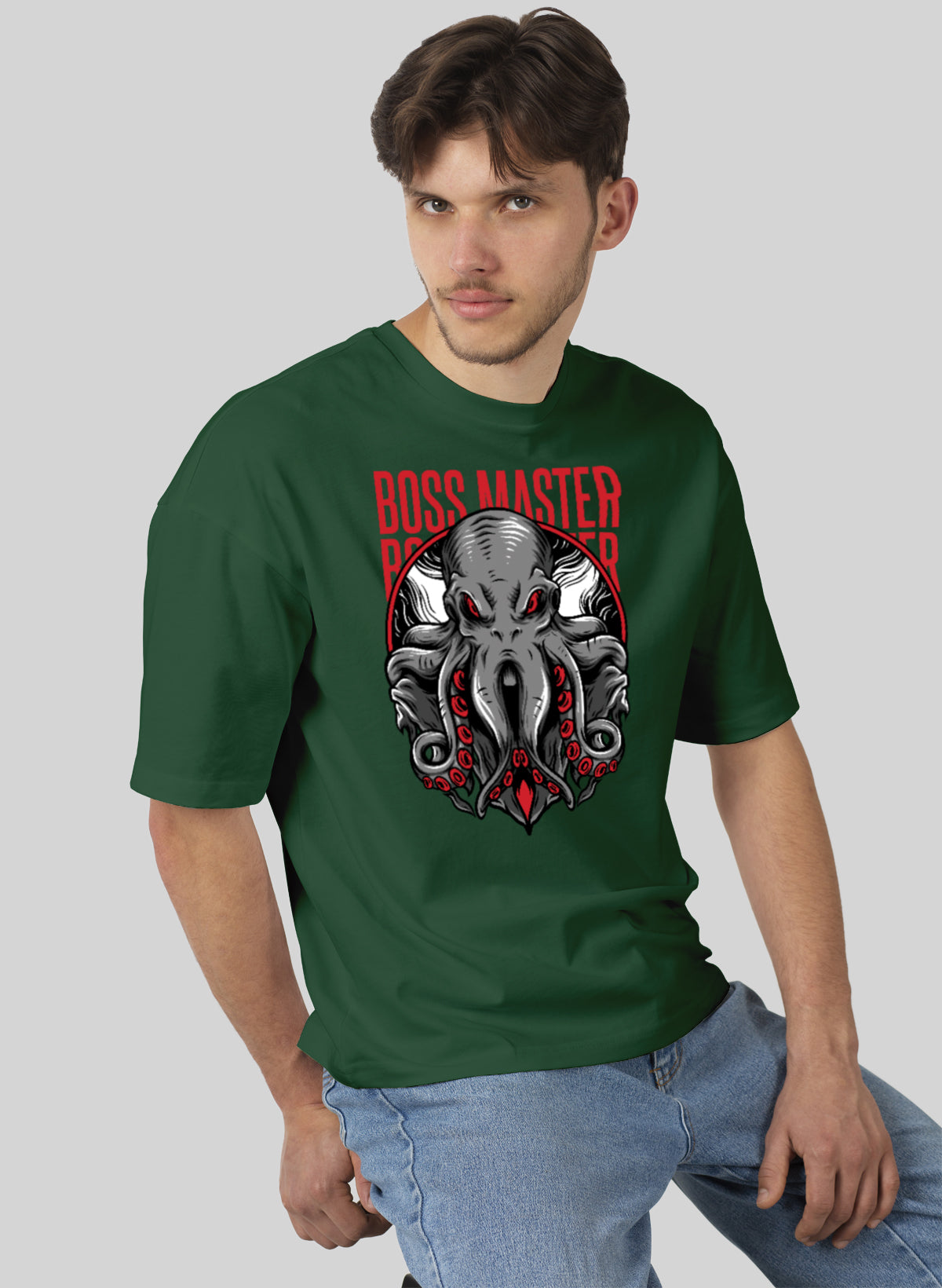 BOSS MASTER COTTON OVERSIZED T-SHIRT