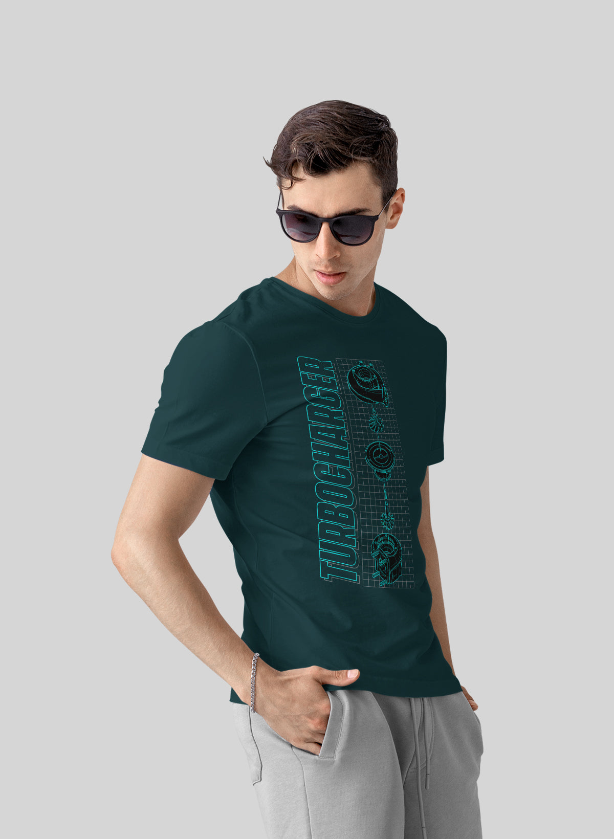 TURBO CHARGER CREW NECK T-SHIRT