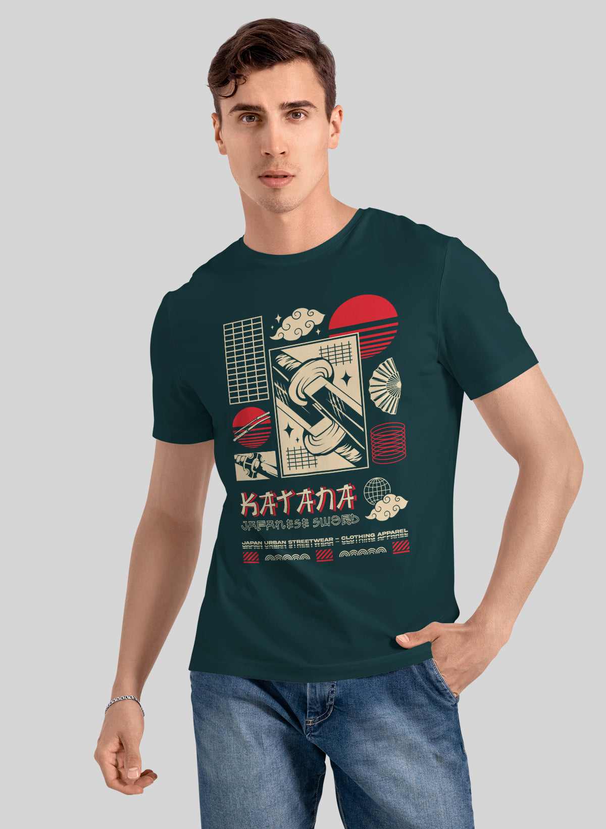 KATANA CUISINE CREW NECK T-SHIRT