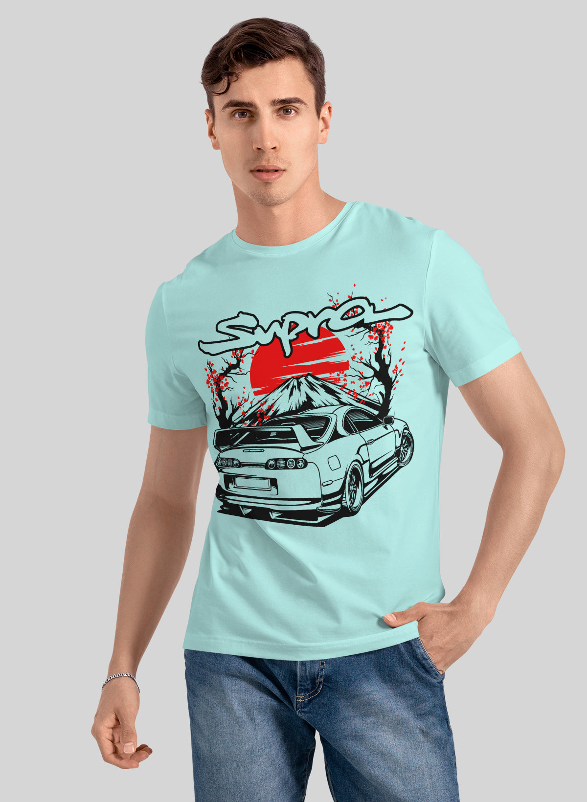 CRIMSON CHAOS CREW NECK T-SHIRT