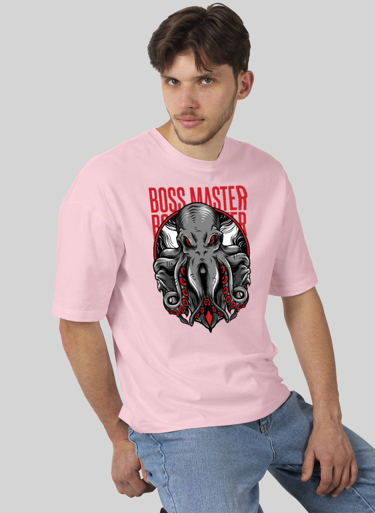 BOSS MASTER COTTON OVERSIZED T-SHIRT