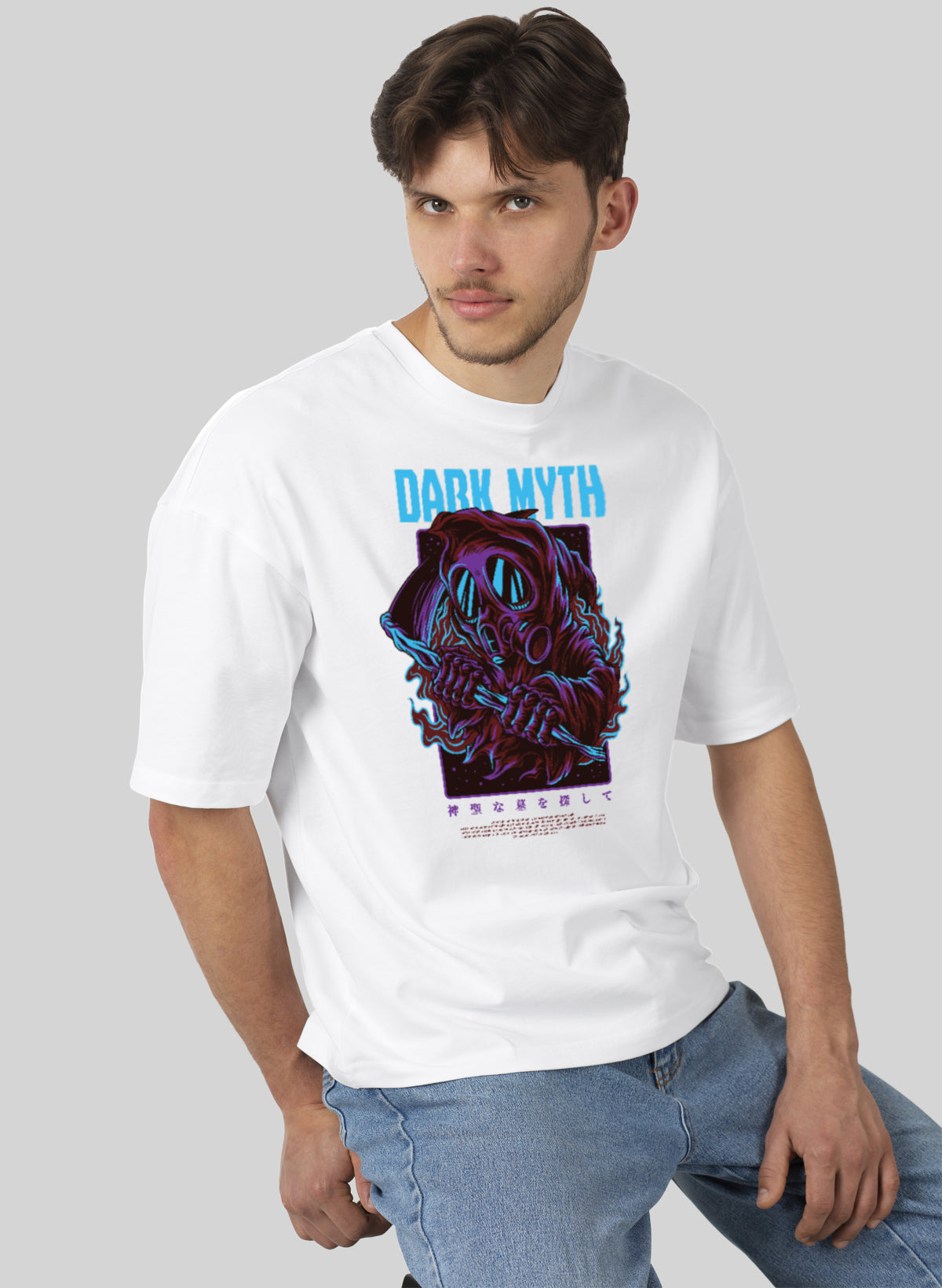 DARK MYTH COTTON OVERSIZED T-SHIRT