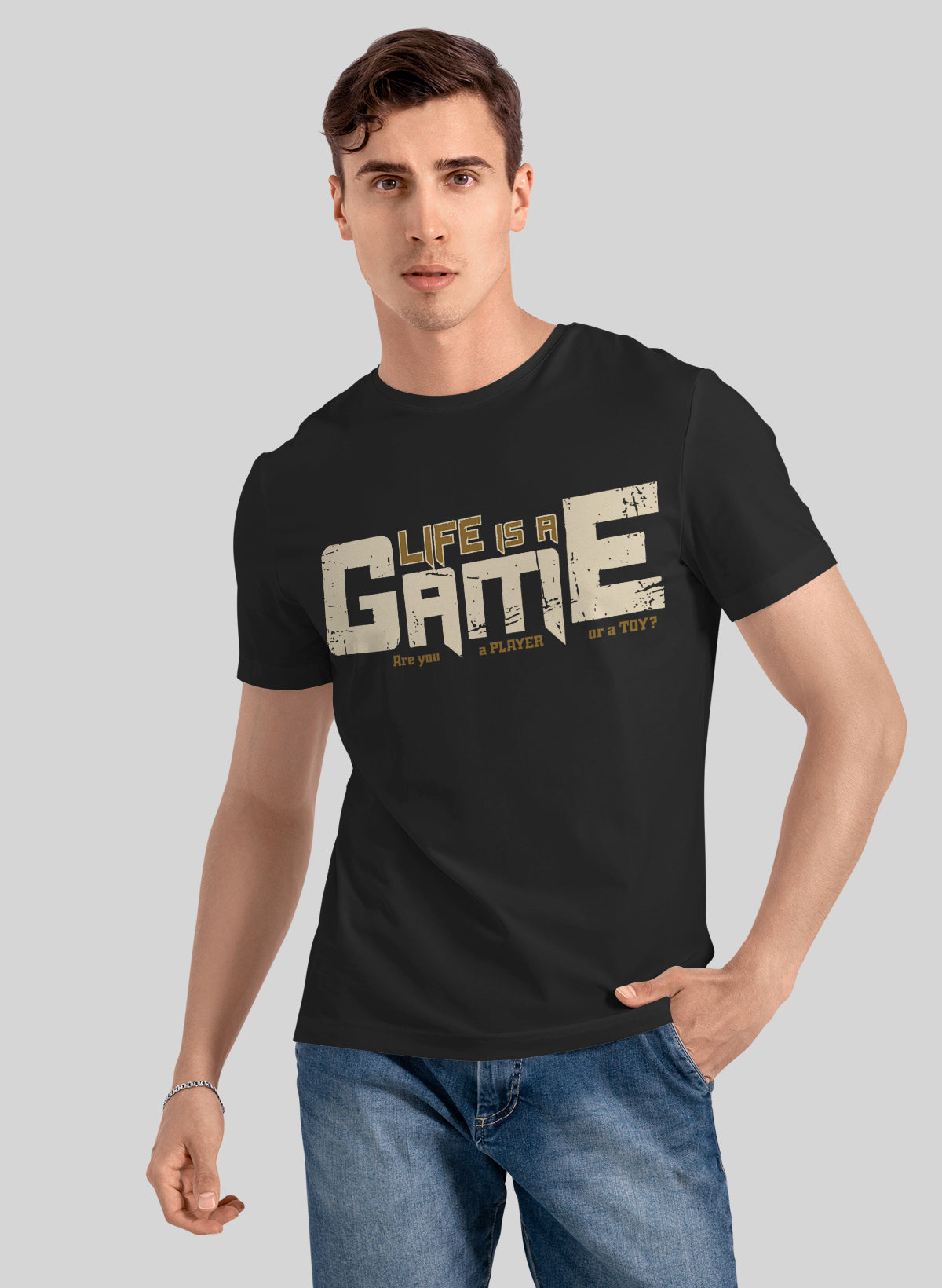 PLAYER RO TOY THE GAME OF LIFE CREW NECK T-SHIRT