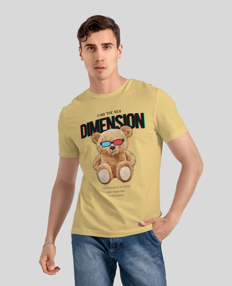 TEDDY FIND THE NEW DIMENSION CREW NECK T-SHIRT