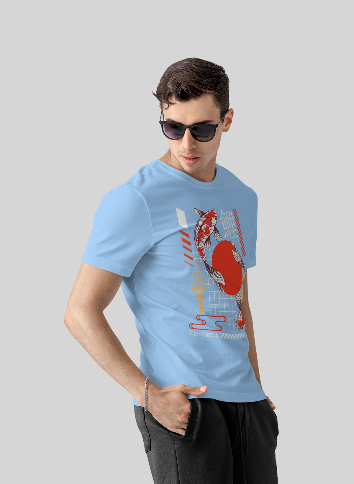 KOI ASCENSION MODERN JAPAN CREW NECK T-SHIRT