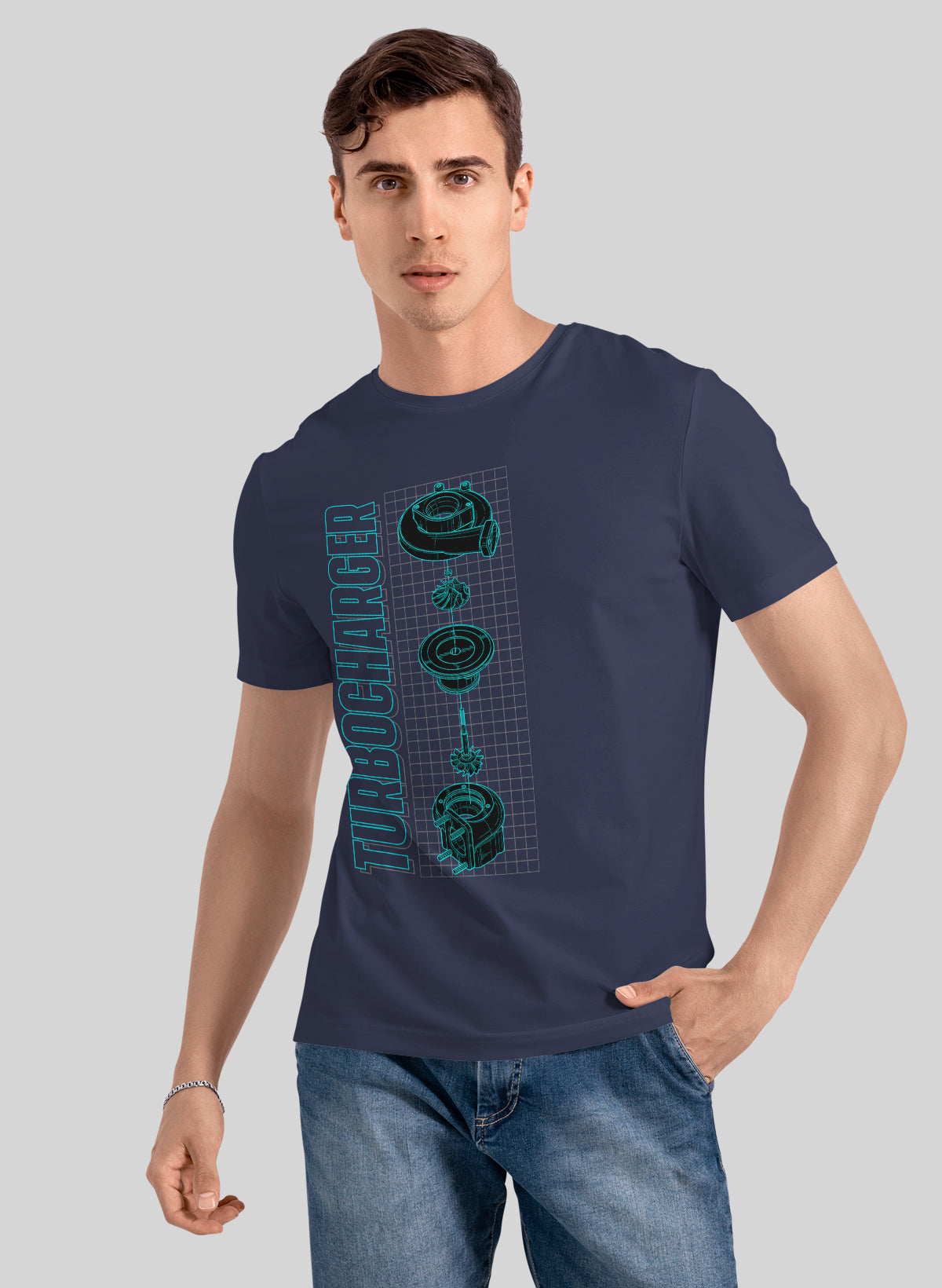 TURBO CHARGER CREW NECK T-SHIRT