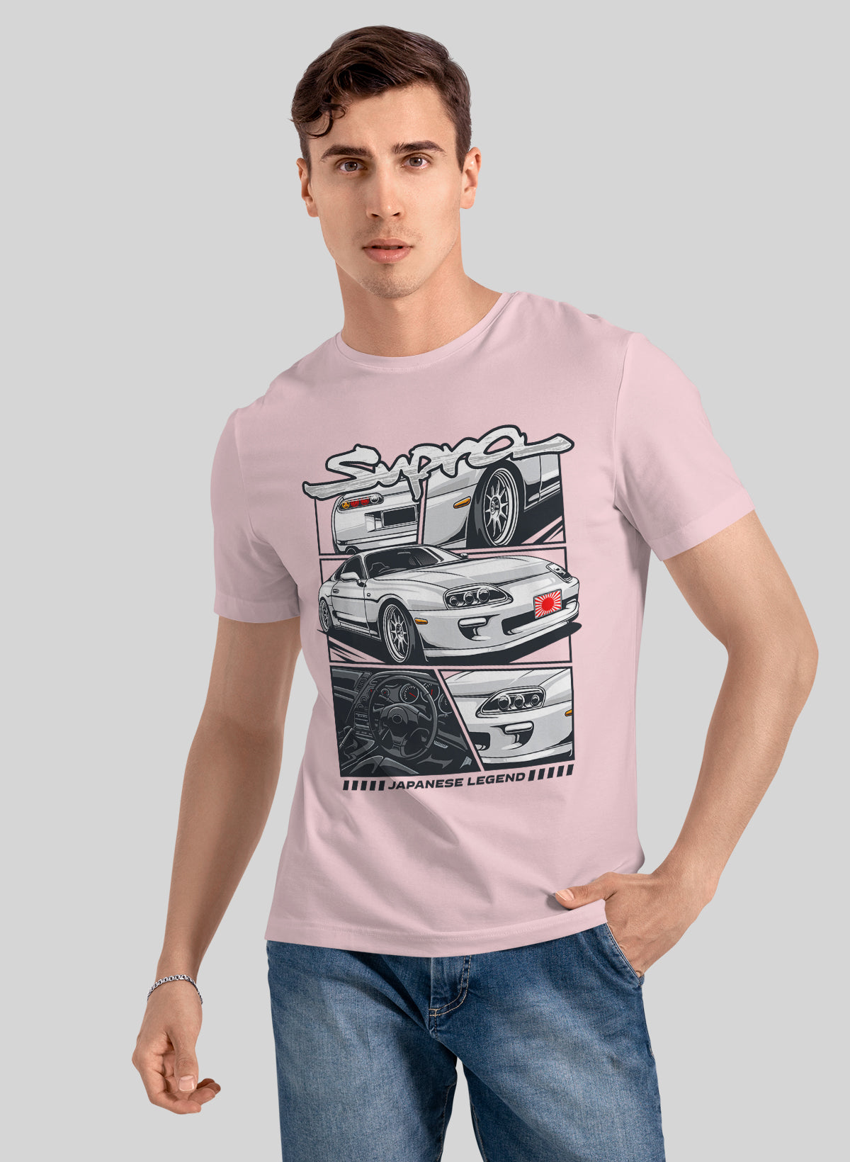 SUPRA JAPANESE LEGEND CREW NECK T-SHIRT