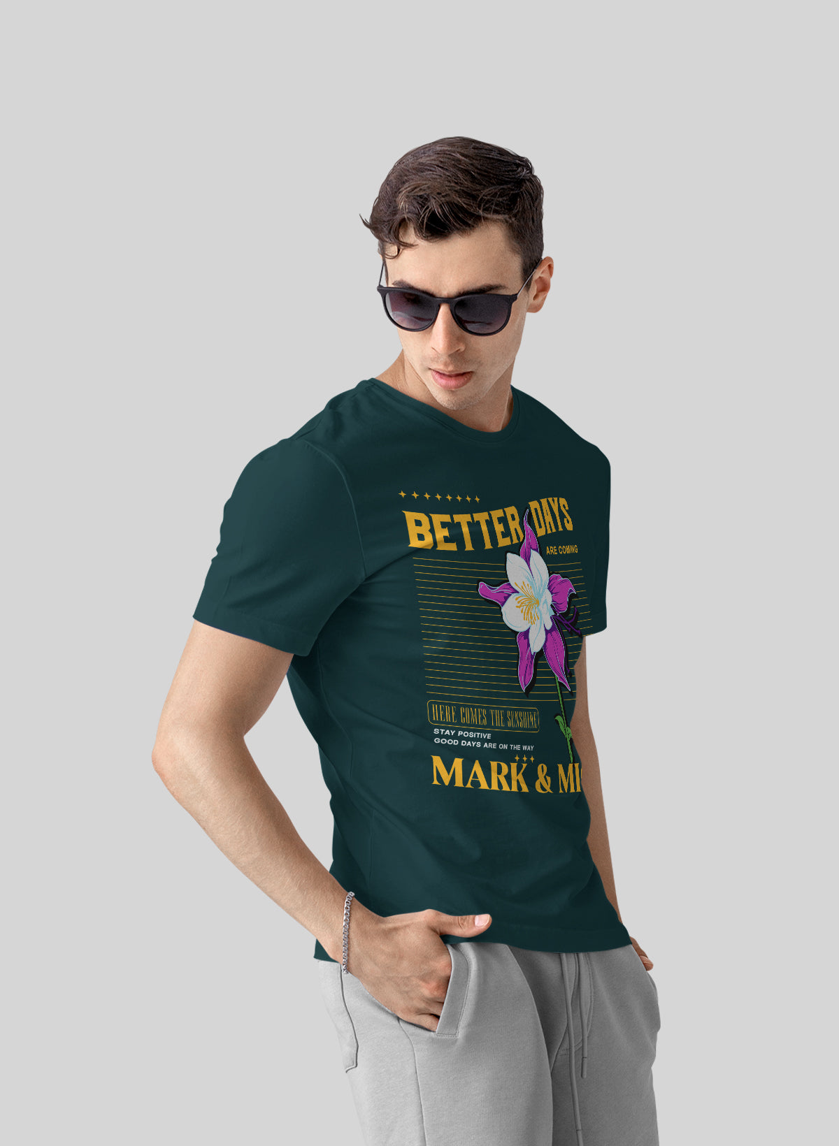 BETTER DAYS BLOOMING CREW NECK T-SHIRT