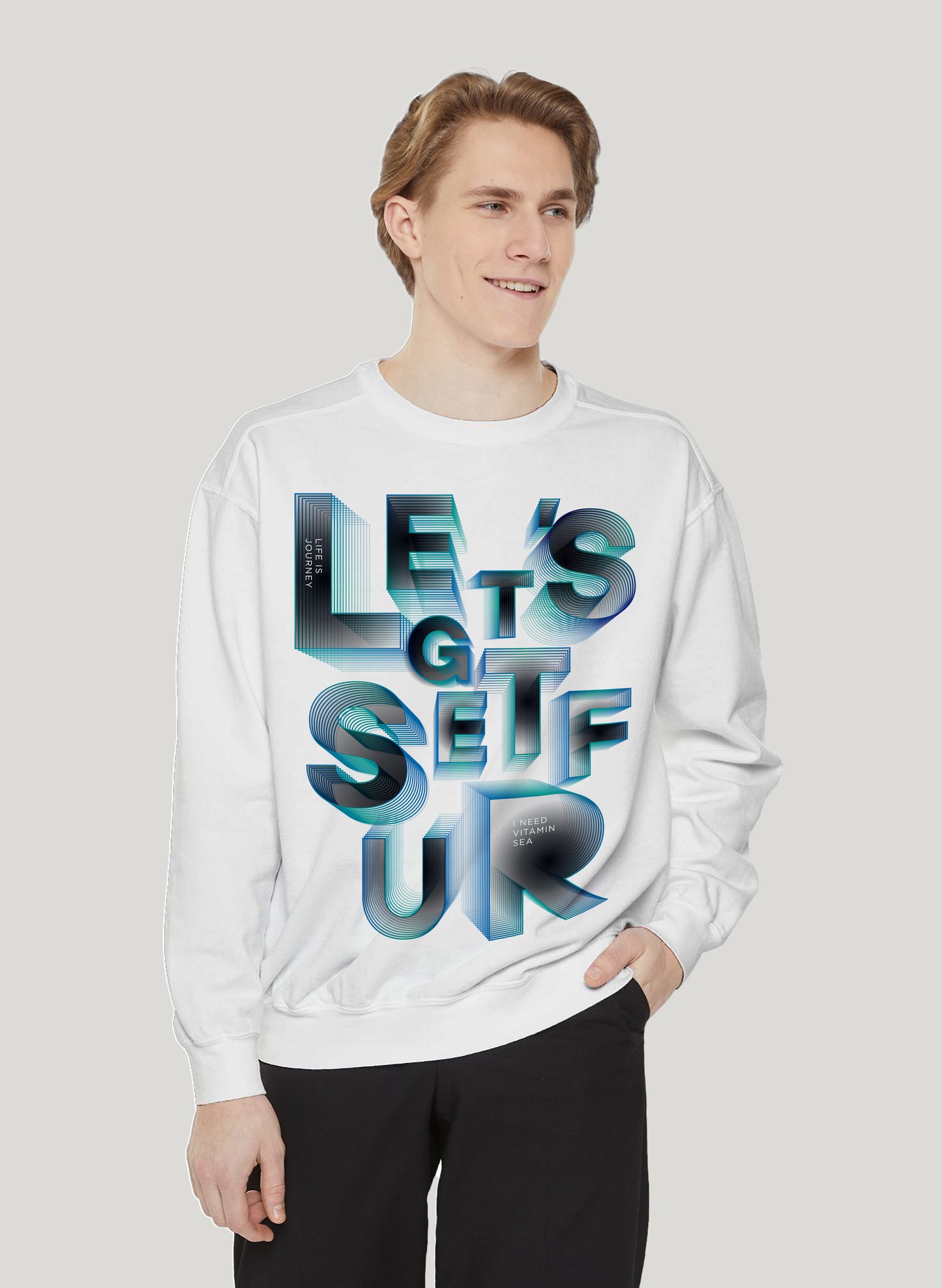 LET'S GET SURF CLASSIC SWEATSHIRT