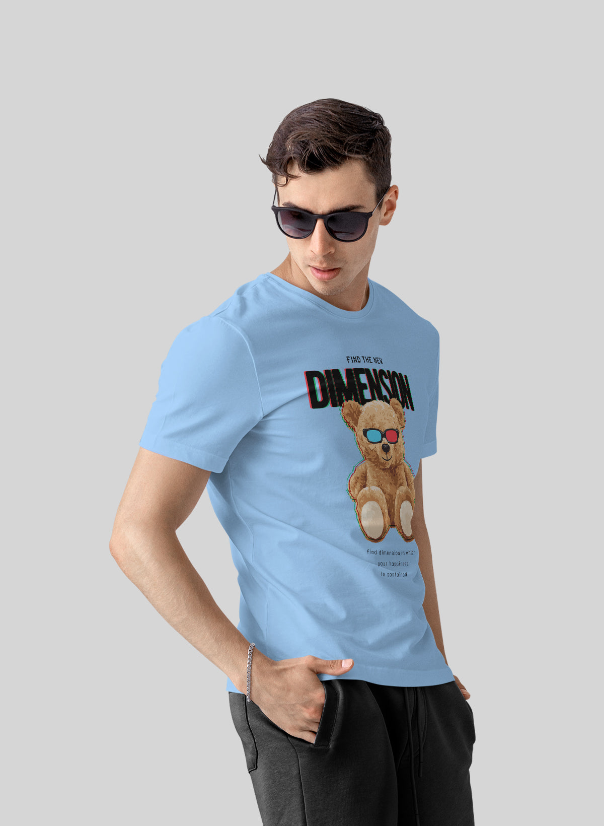 TEDDY FIND THE NEW DIMENSION CREW NECK T-SHIRT