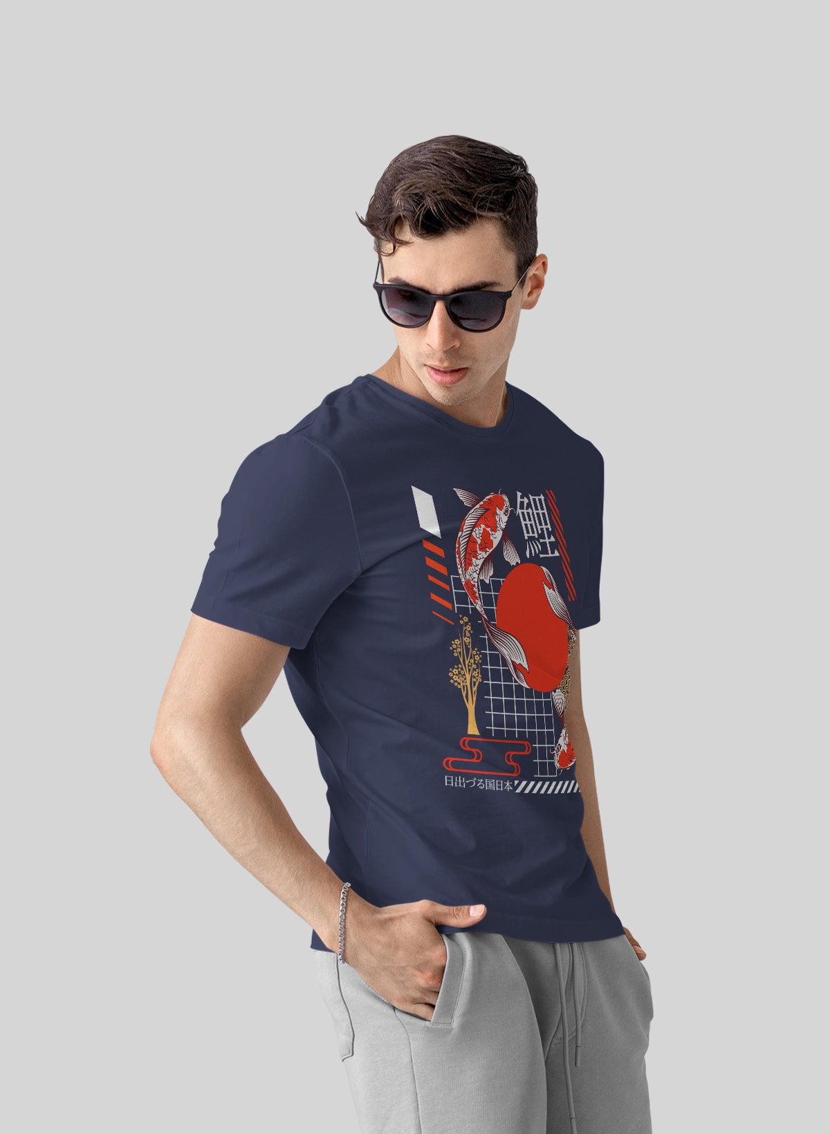 KOI ASCENSION MODERN JAPAN CREW NECK T-SHIRT