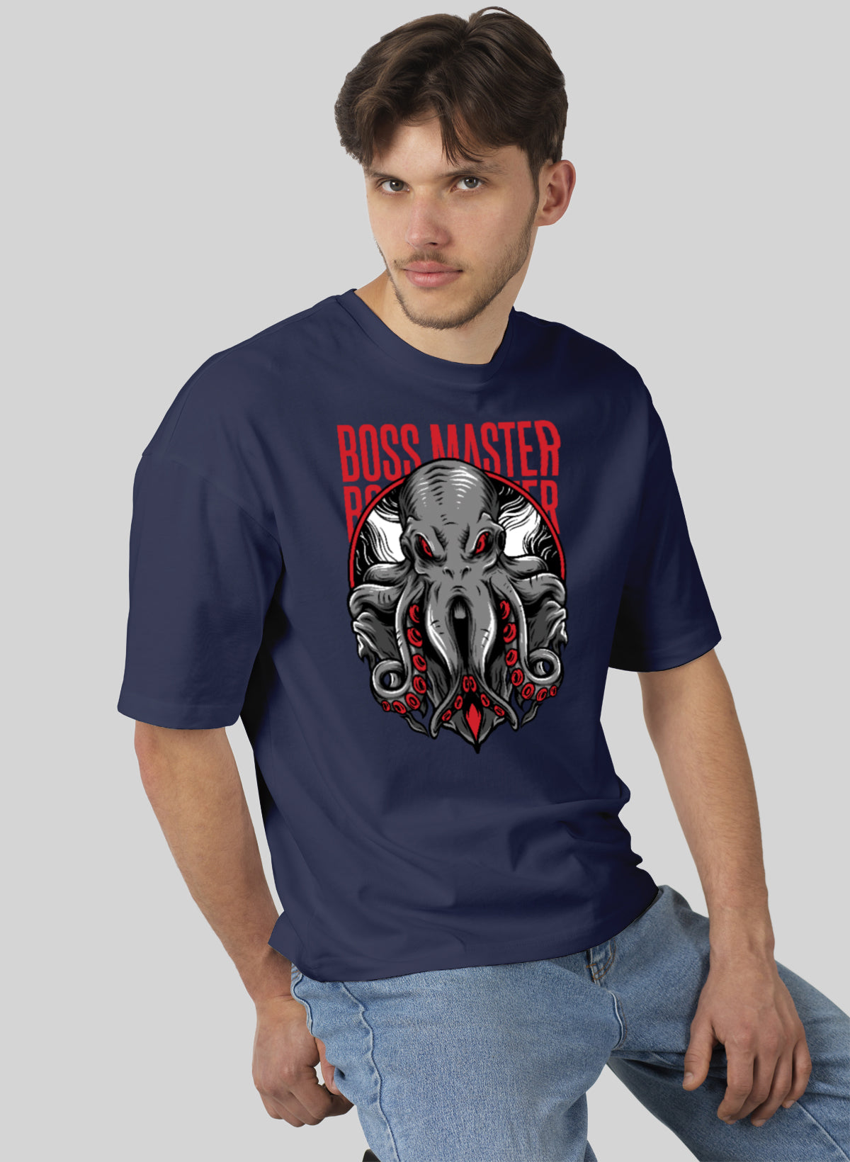 BOSS MASTER COTTON OVERSIZED T-SHIRT