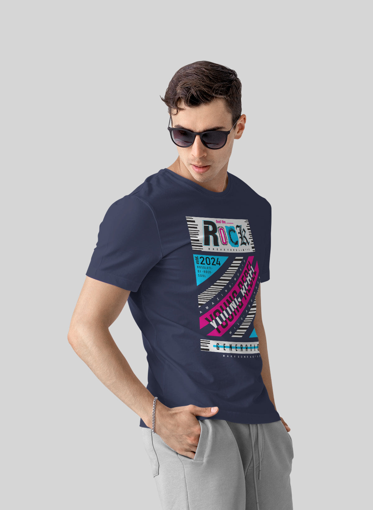 ROCK THE REBEL SOUL CREW NECK T-SHIRT