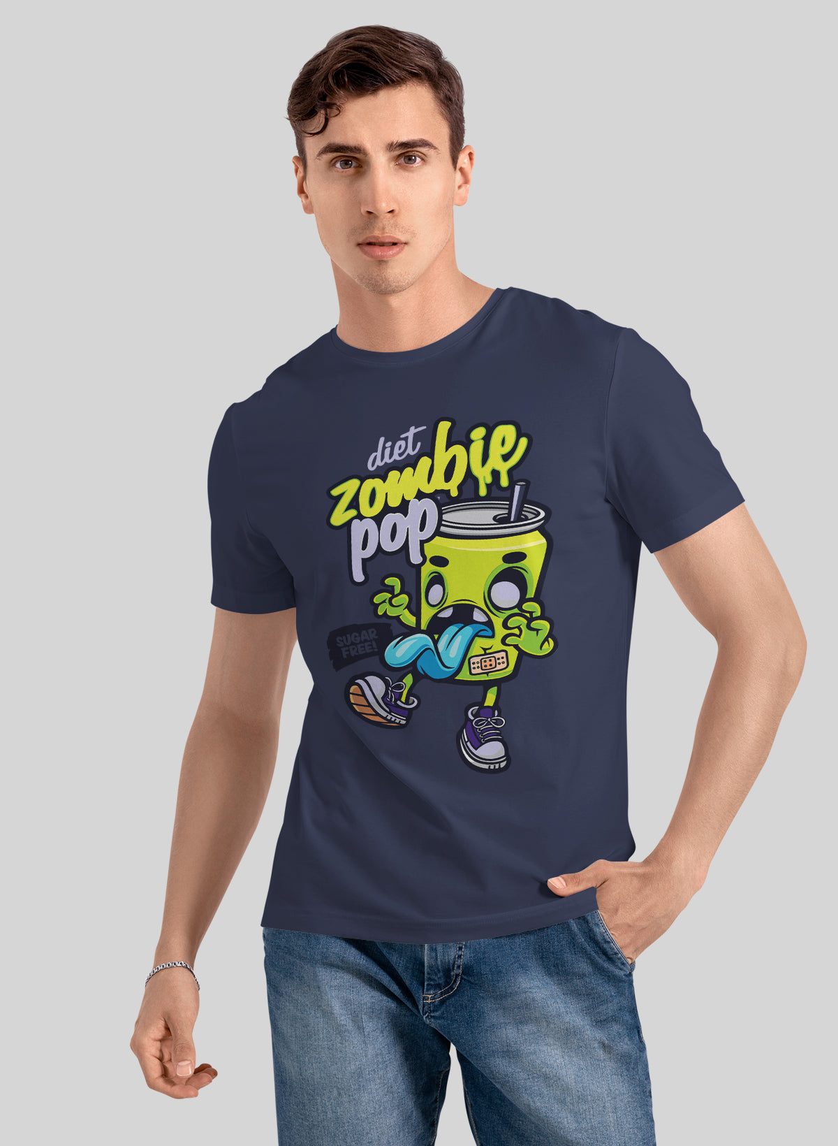 DIET ZOMBIE POP CREW NECK T-SHIRT