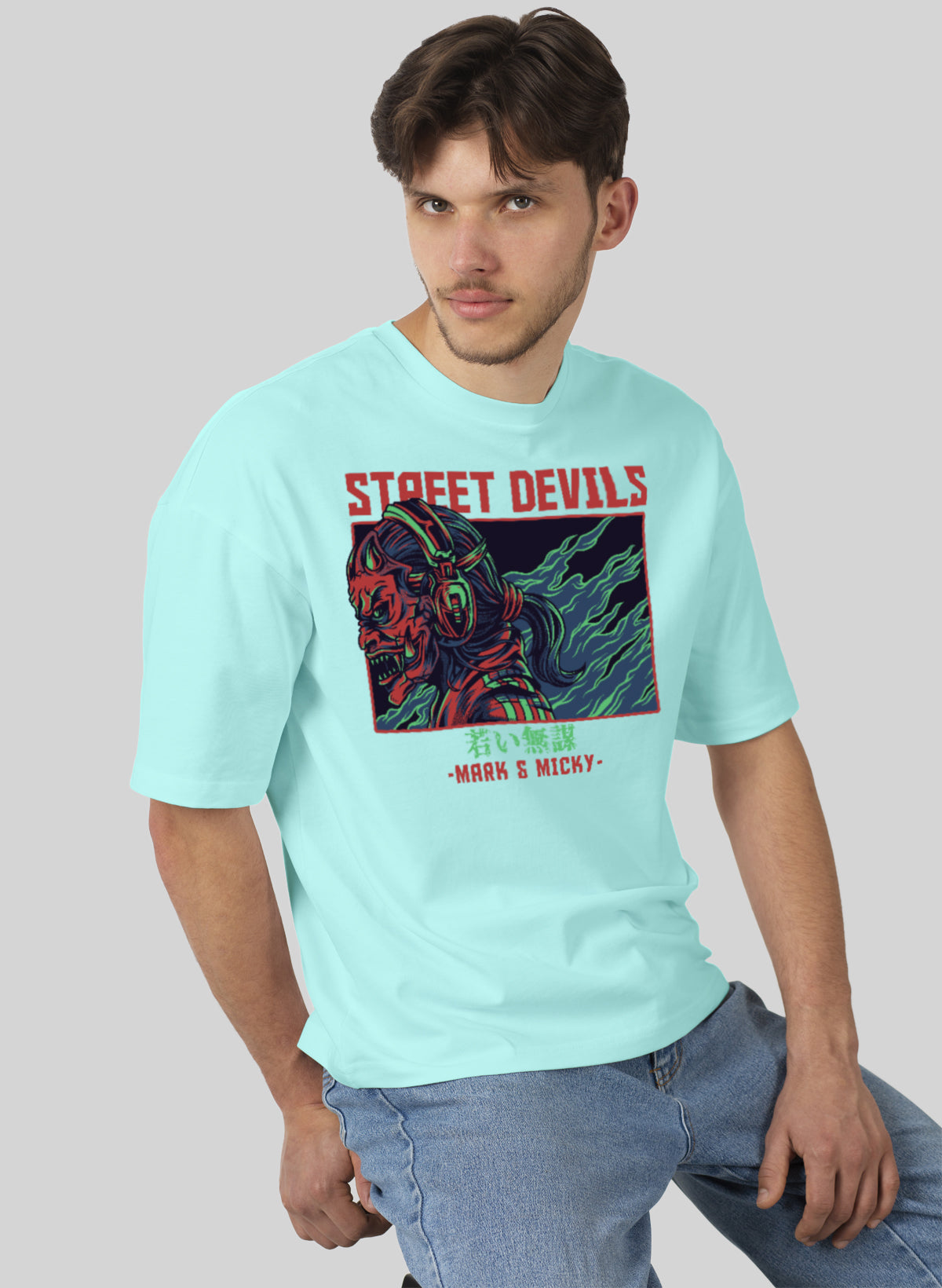 STREET DEVILS COTTON OVERSIZED T-SHIRT